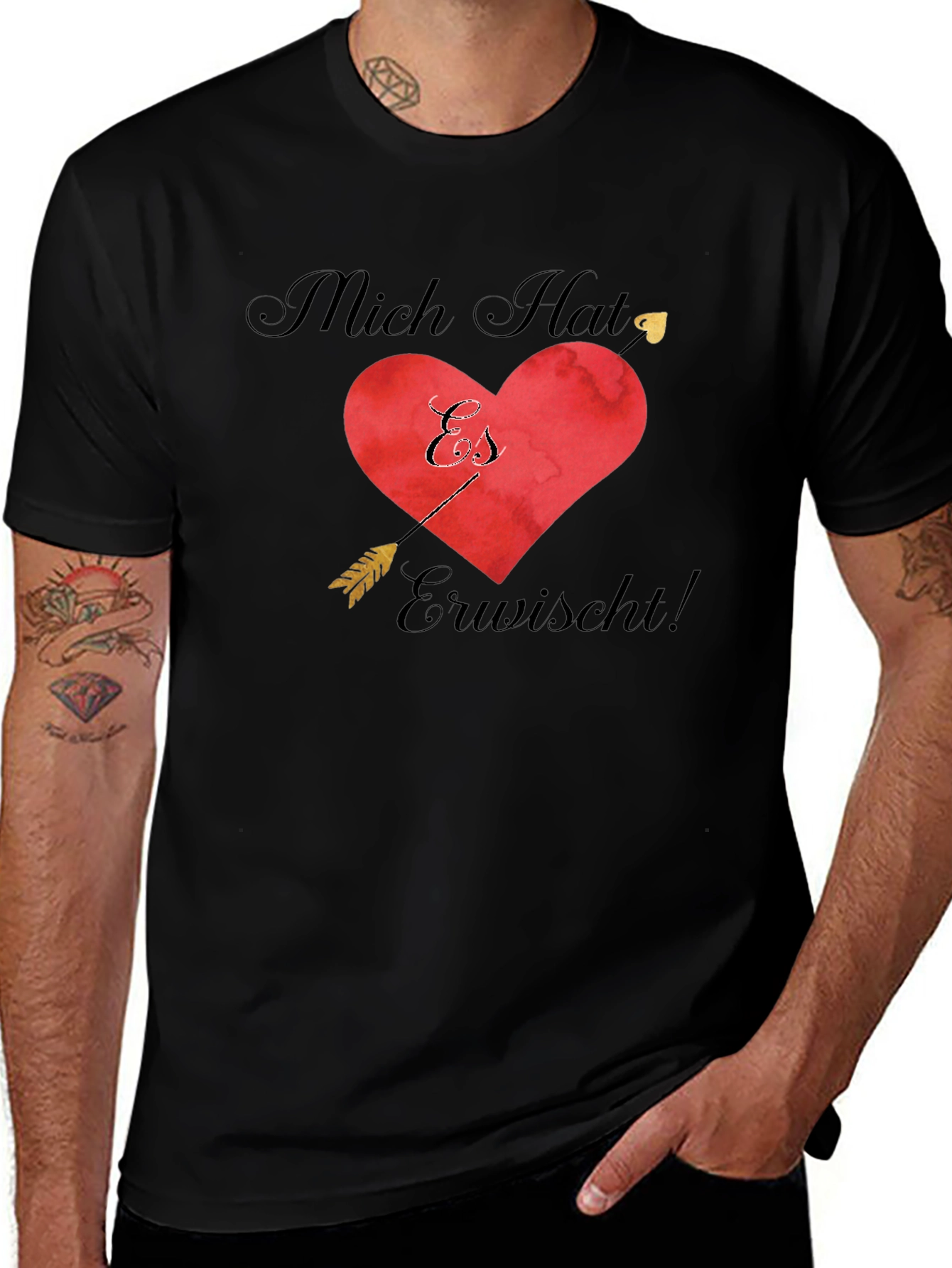 Romantic Mich Hat Es Erwischt! T-Shirt