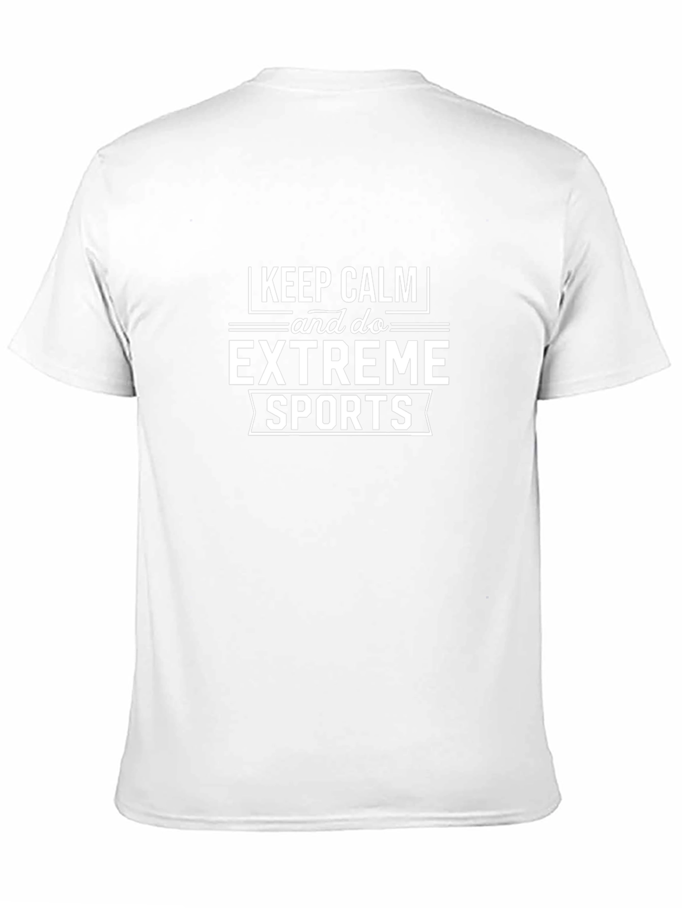 Keep Calm Extreme Sports Black T-Shirt
