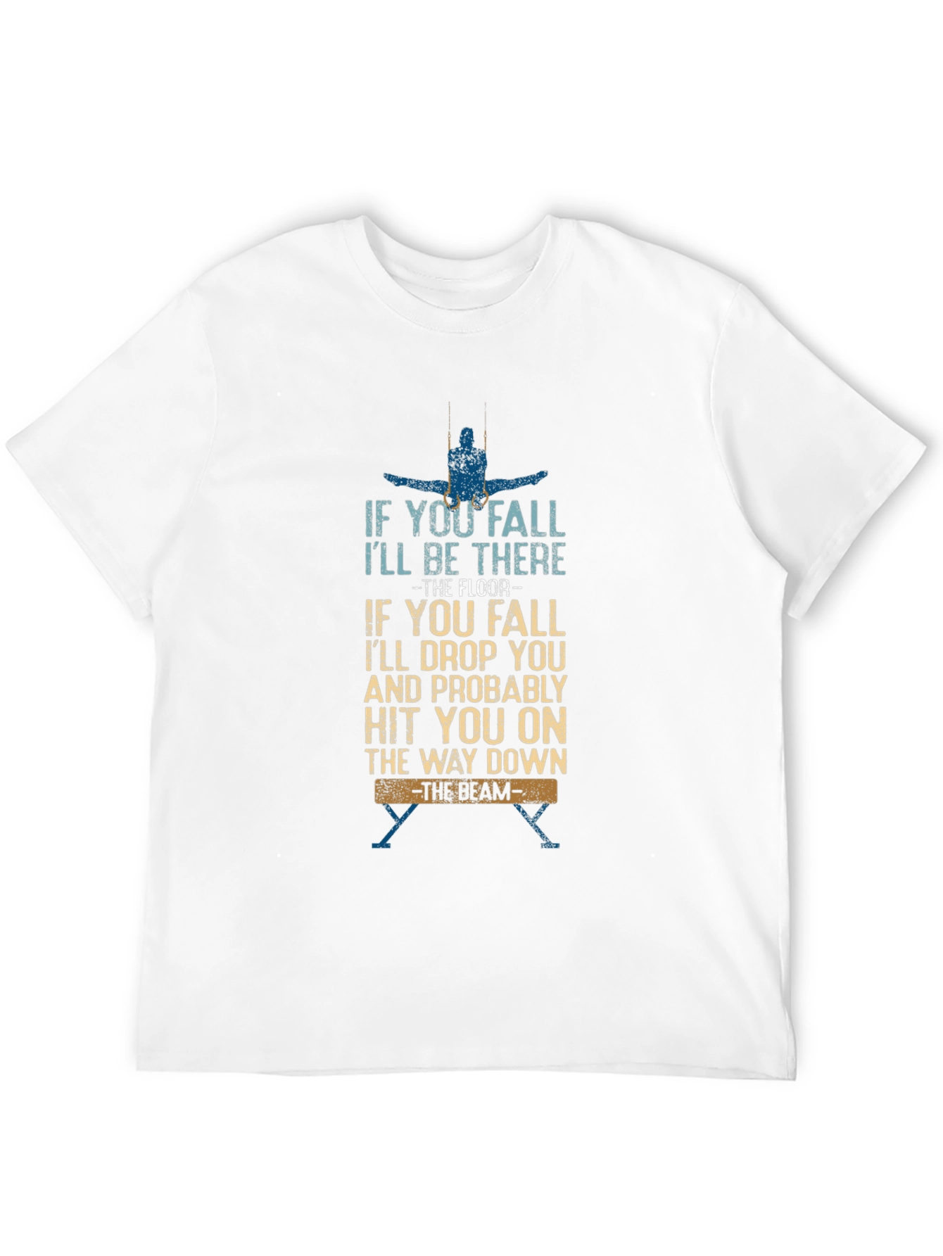 Gymnastics Humor T-Shirt -  Balance Beam