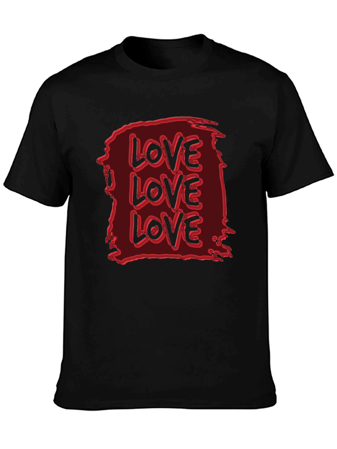 Love Graphic Black T-Shirt