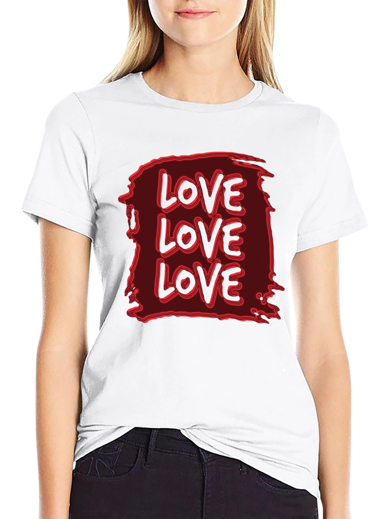 Love Graphic Black T-Shirt