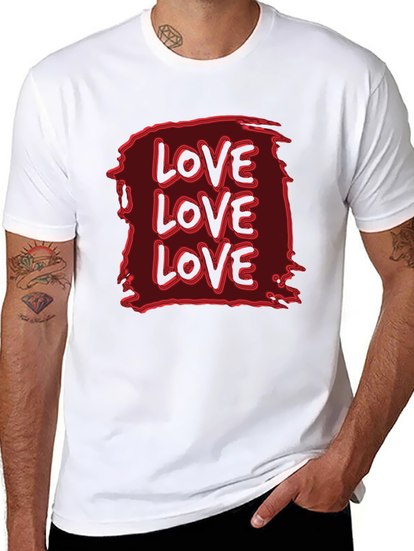 Love Graphic Black T-Shirt