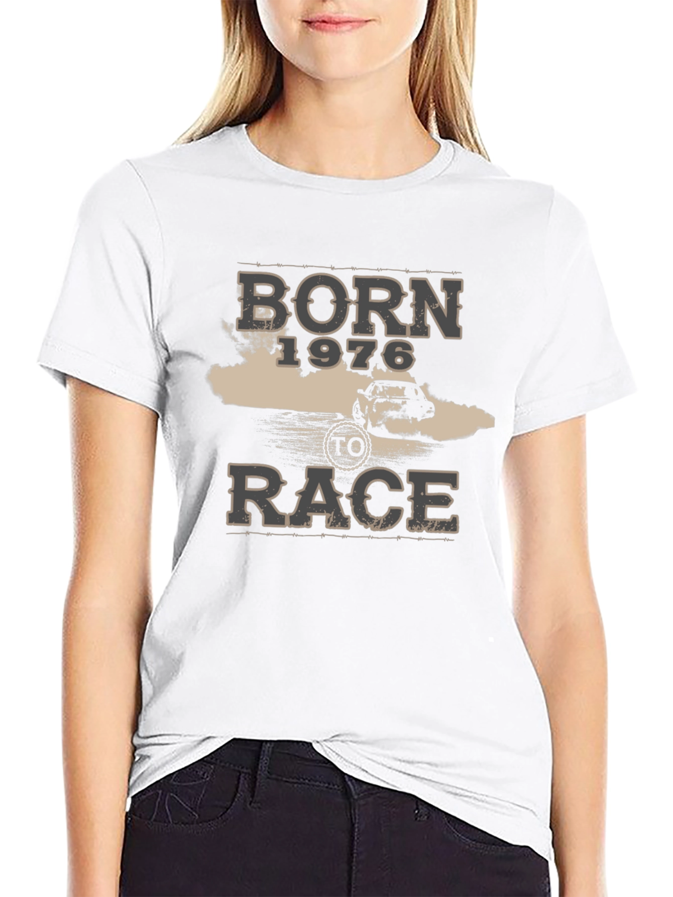 Born 1976 To Race Graphic T-Shirt