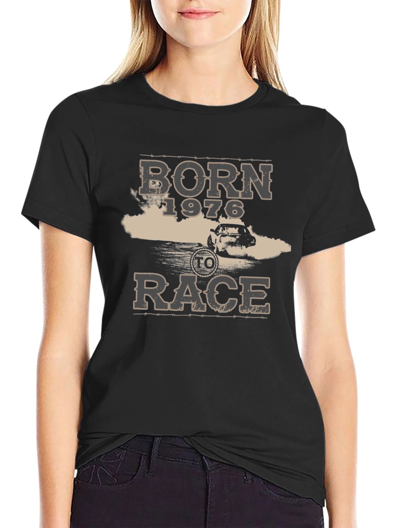 Born 1976 To Race Graphic T-Shirt