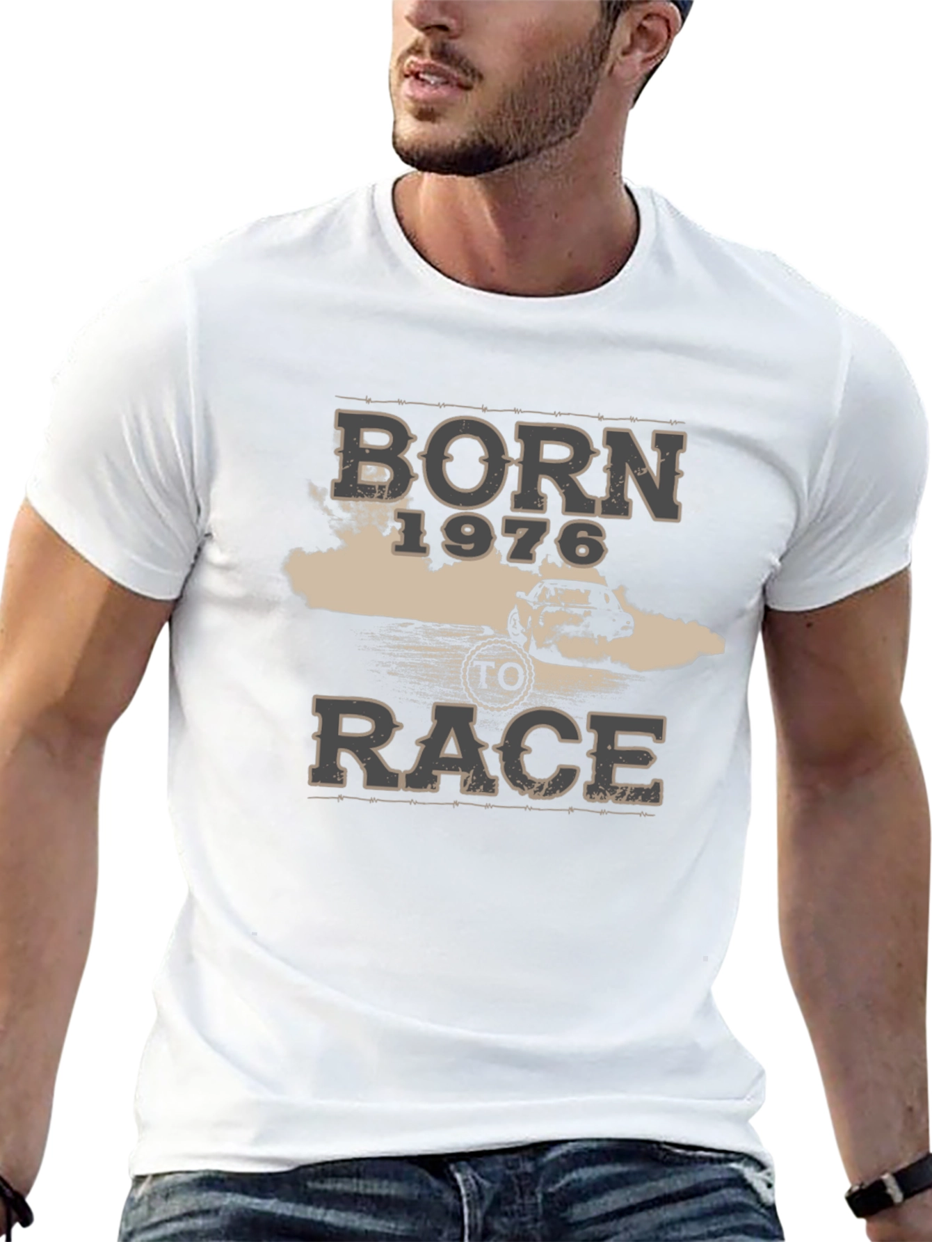 Born 1976 To Race Graphic T-Shirt