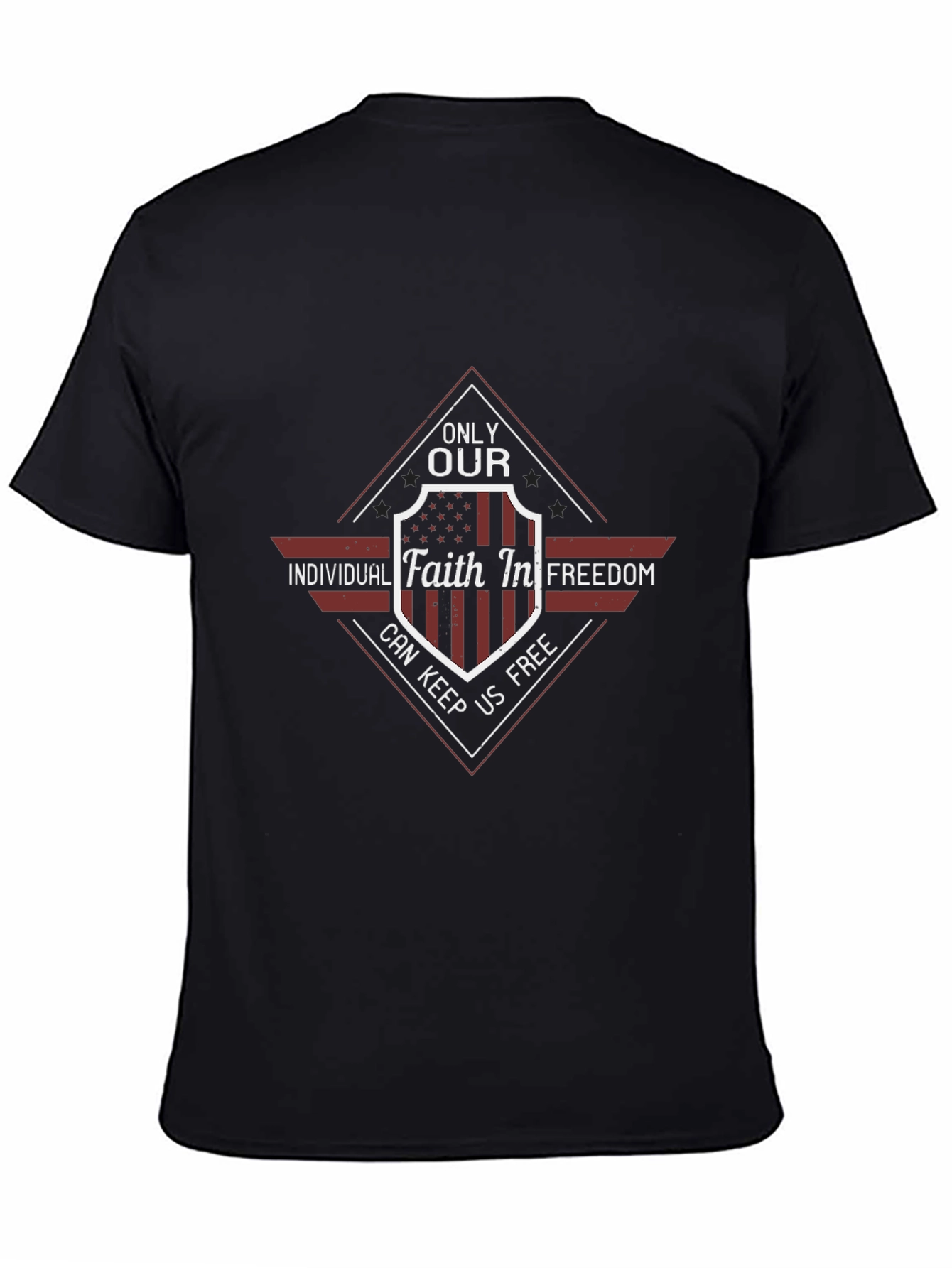 Faith In Freedom Graphic Tee - Patriot American T-Shirt