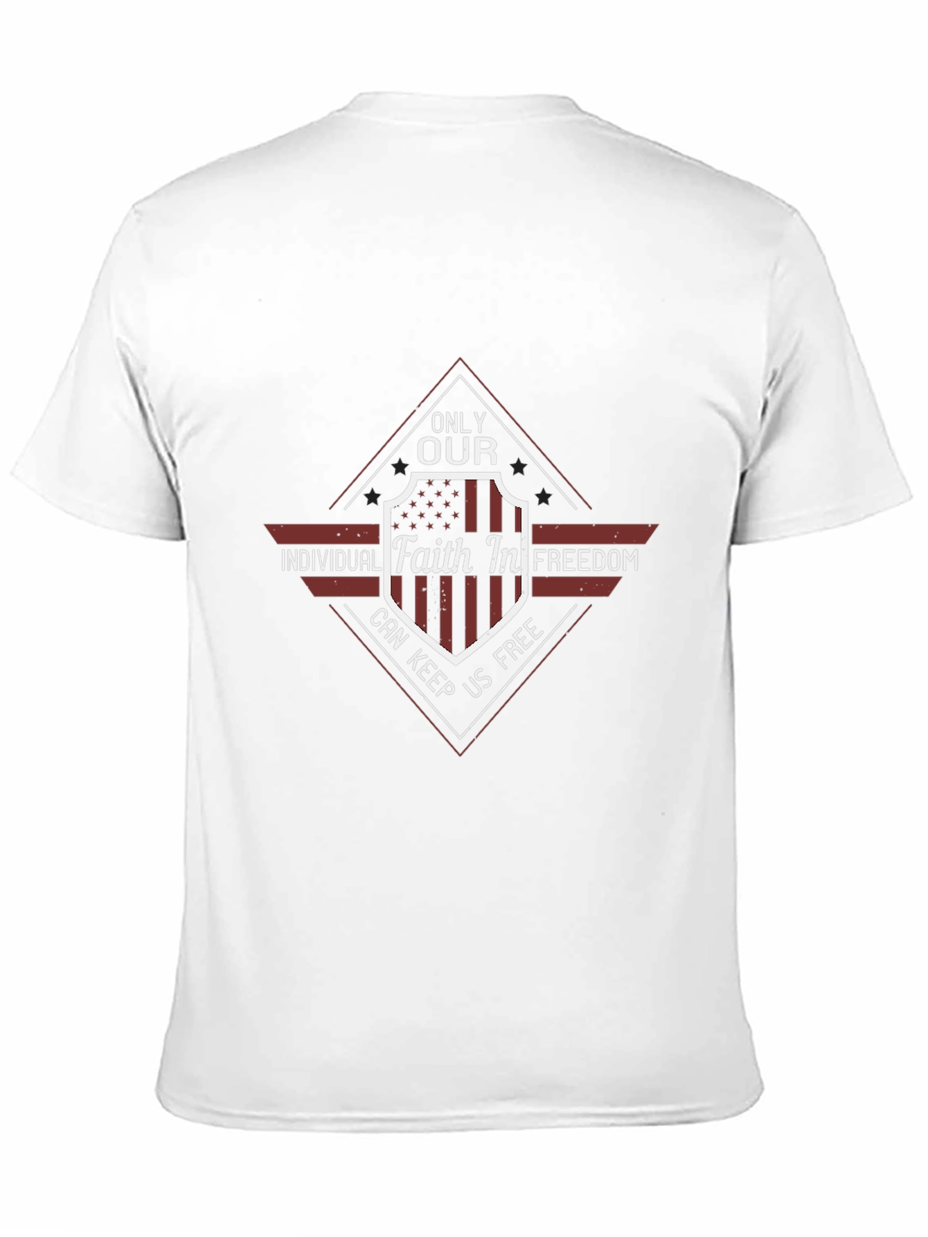 Faith In Freedom Graphic Tee - Patriot American T-Shirt