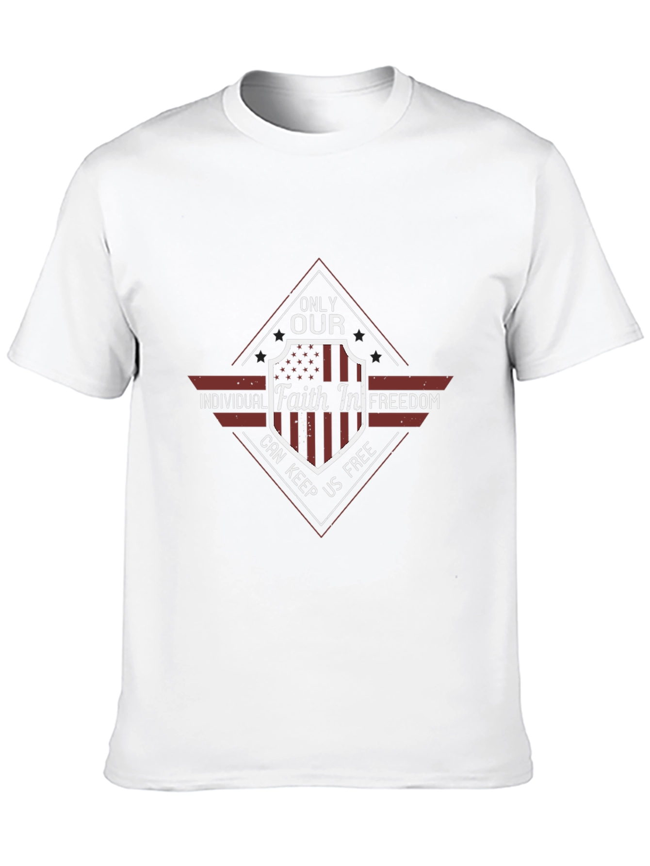 Faith In Freedom Graphic Tee - Patriot American T-Shirt