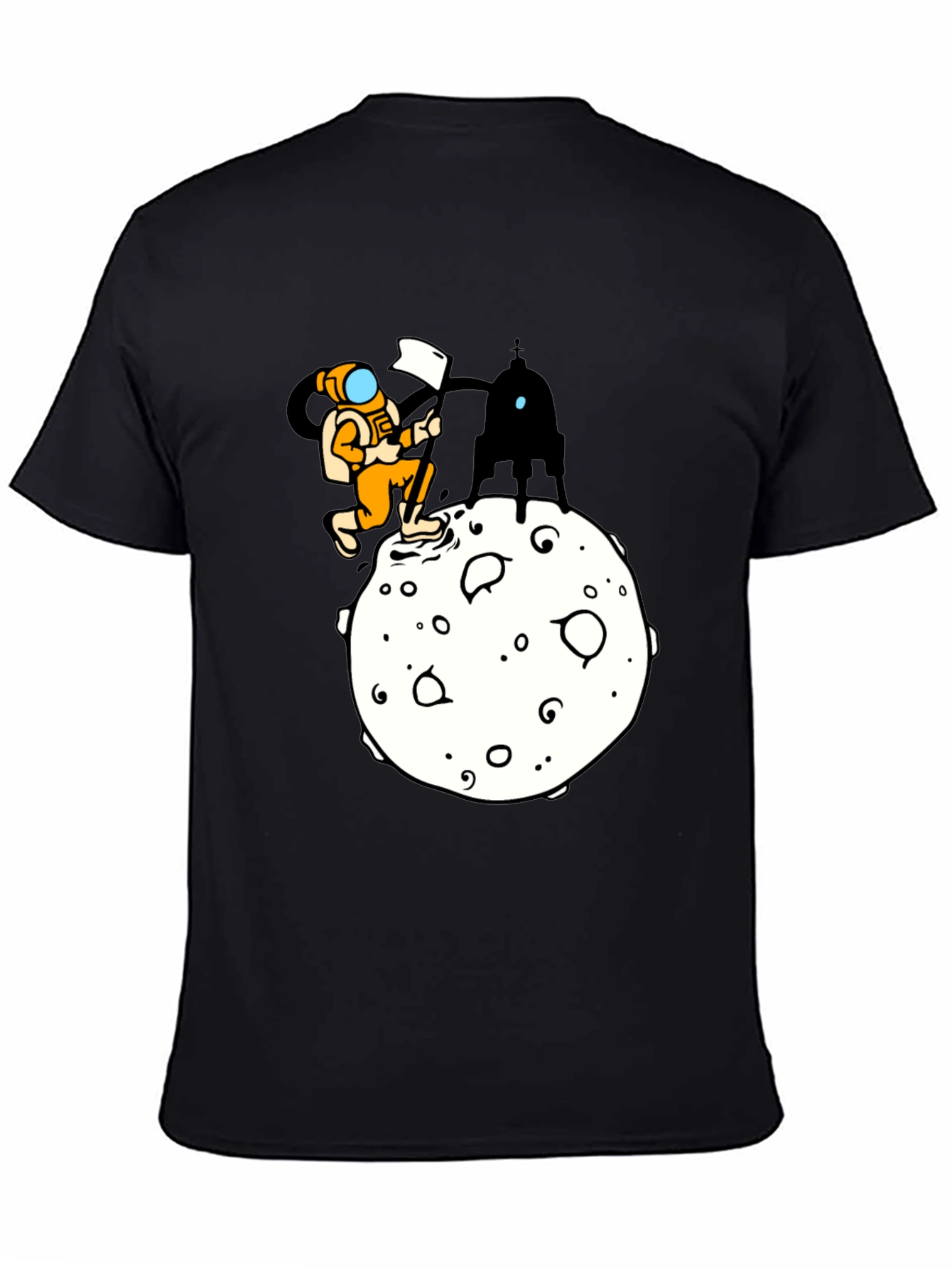 Astronaut Moon Landing Graphic T-Shirt