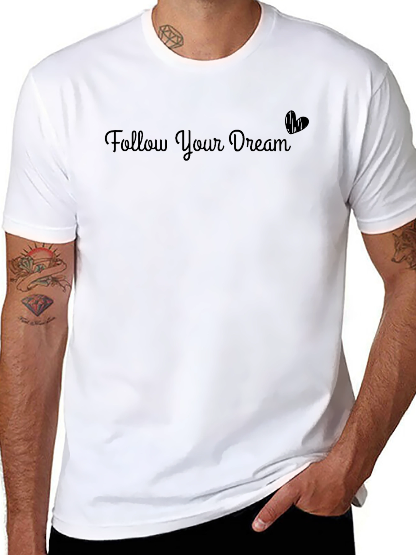 Follow Your Dream Black T-Shirt