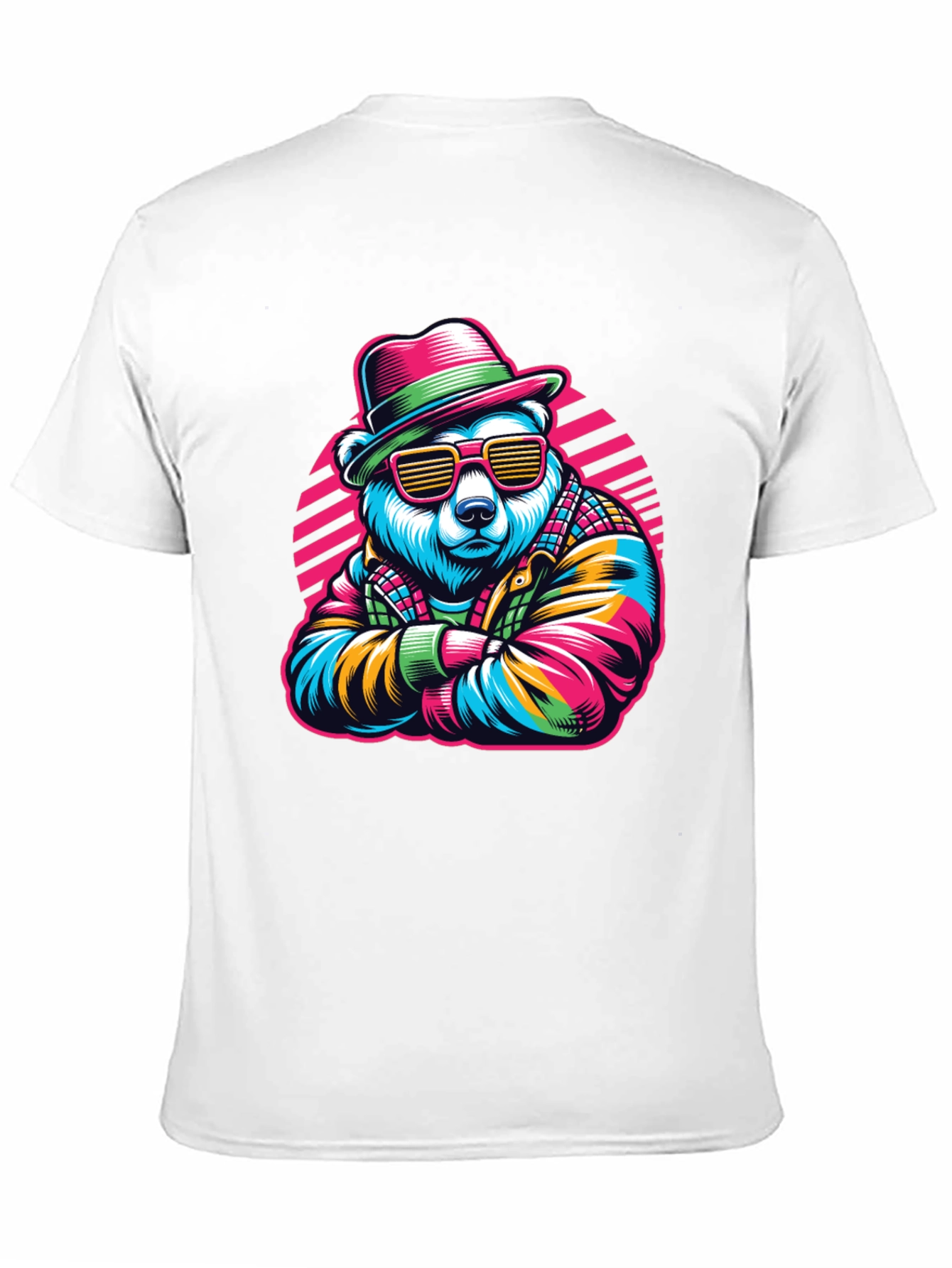 Cool Bear Graphic Tee - Retro Style