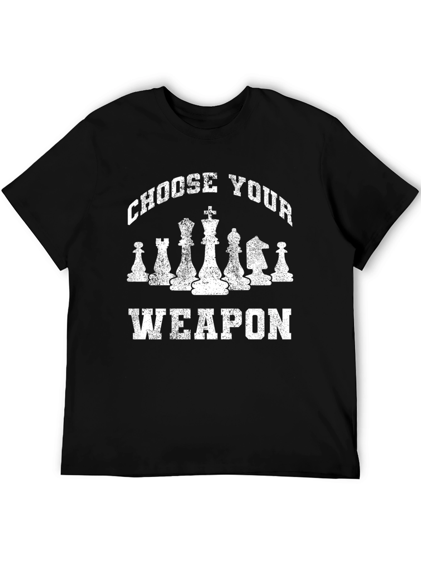 Choose Your Weapon Chess T-Shirt