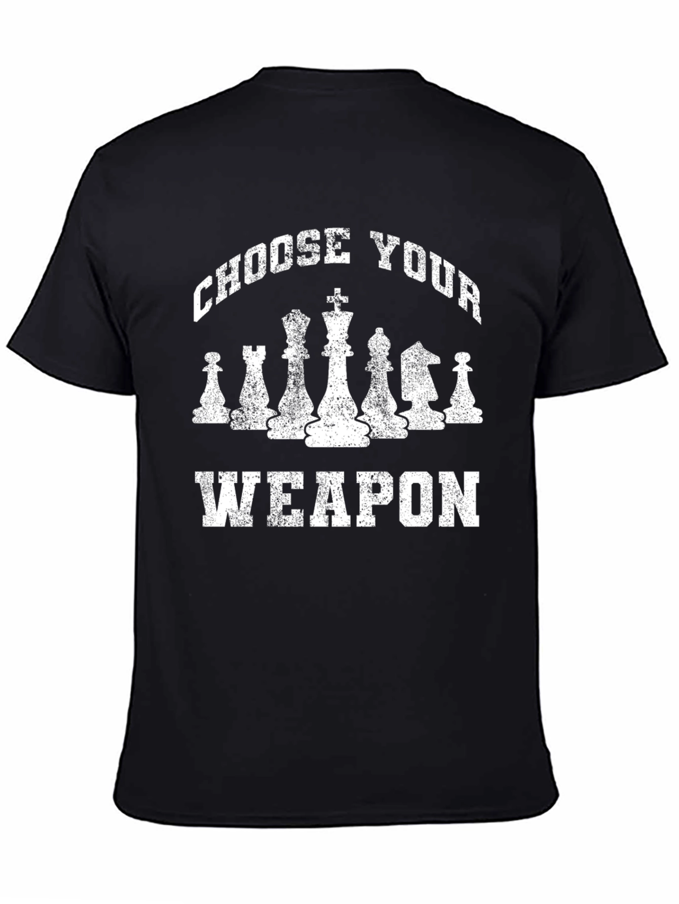 Choose Your Weapon Chess T-Shirt
