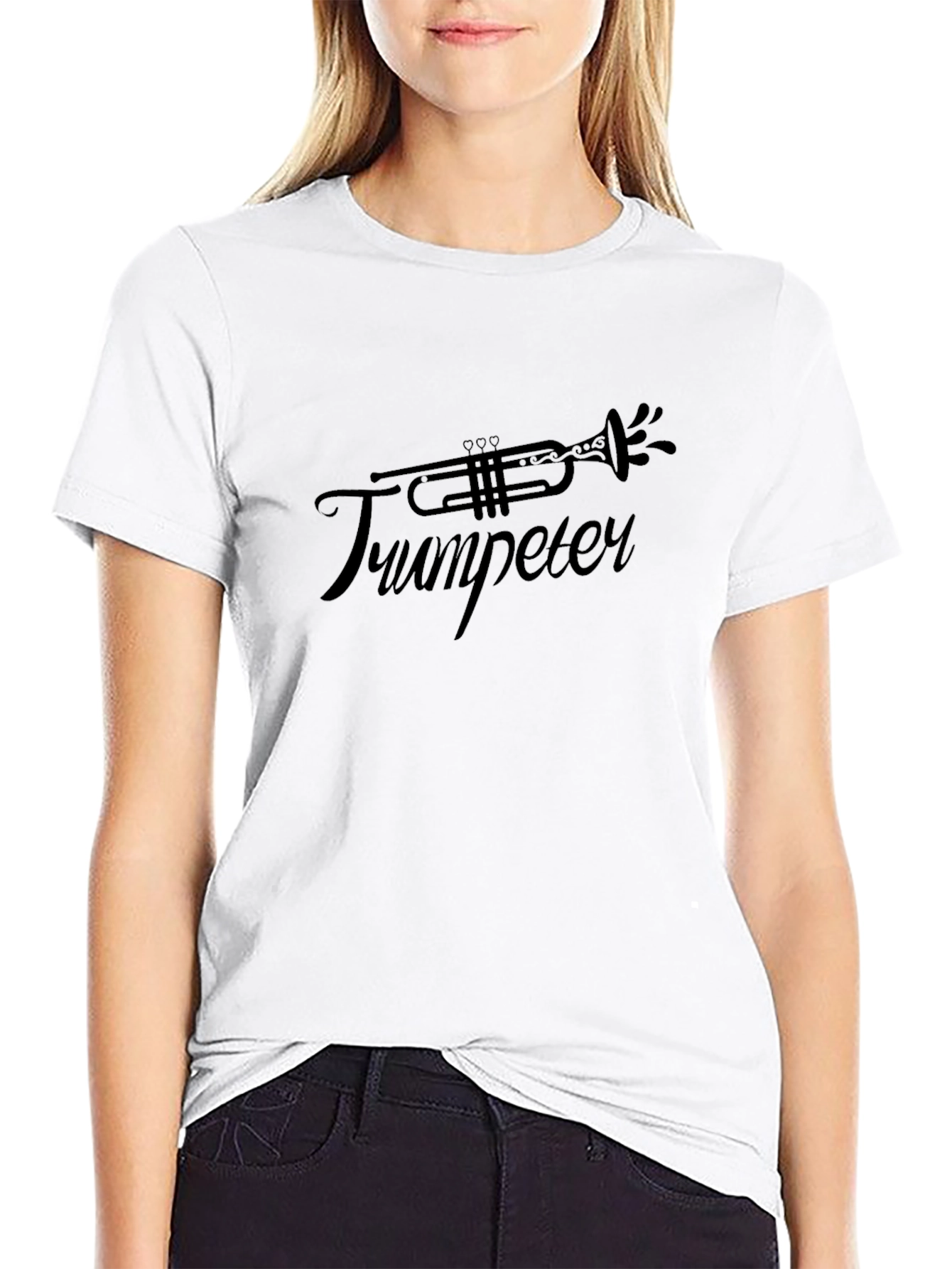 Trumpeter Graphic Tee - Black Classic Fit
