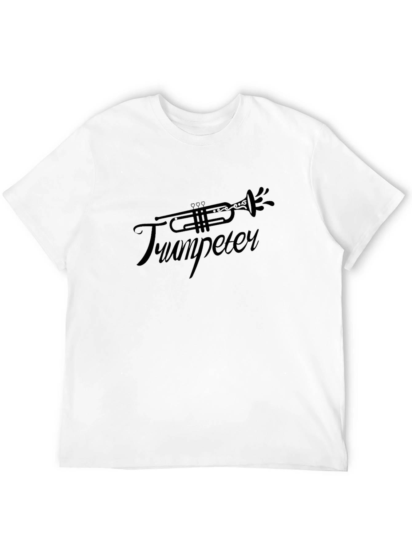 Trumpeter Graphic Tee - Black Classic Fit
