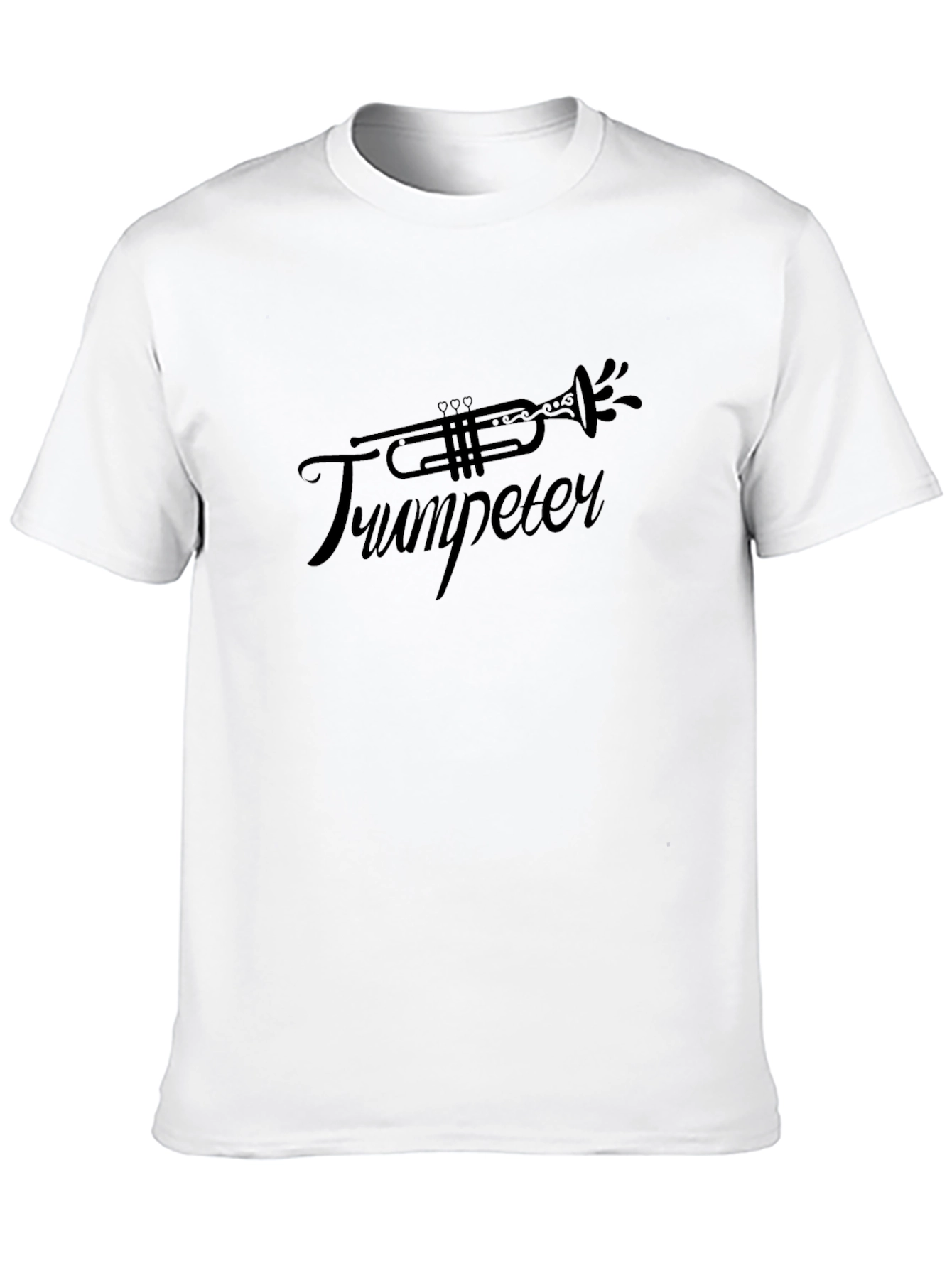 Trumpeter Graphic Tee - Black Classic Fit