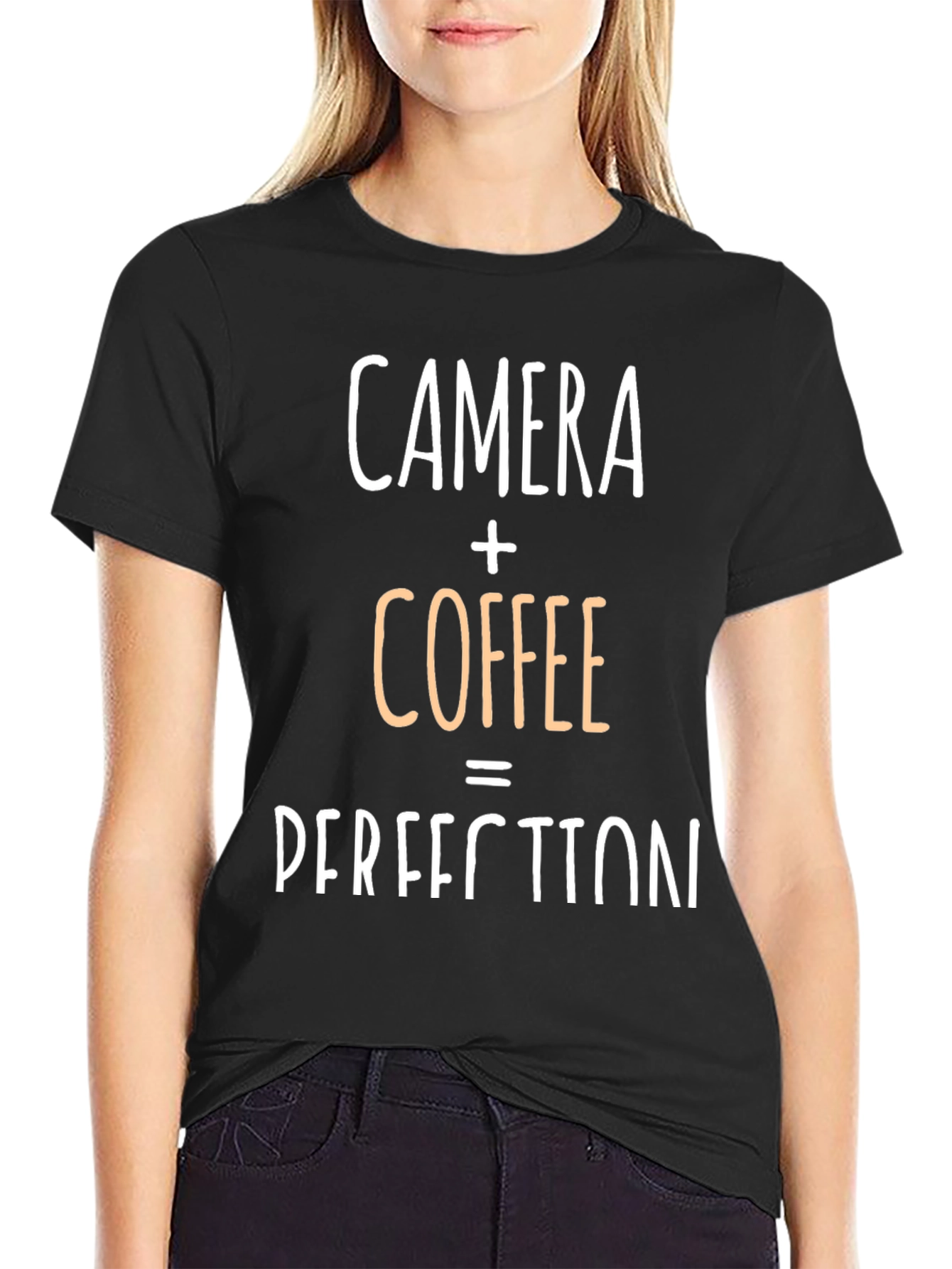 Camera + Coffee = Perfection Graphic Tee