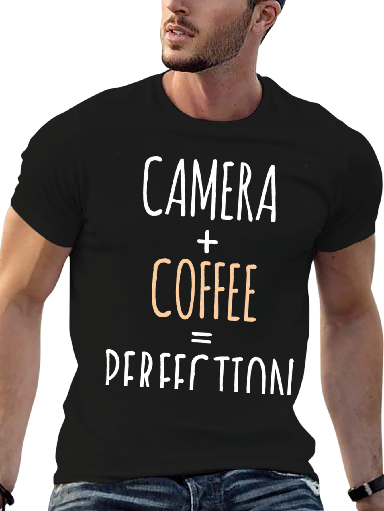 Camera + Coffee = Perfection Graphic Tee