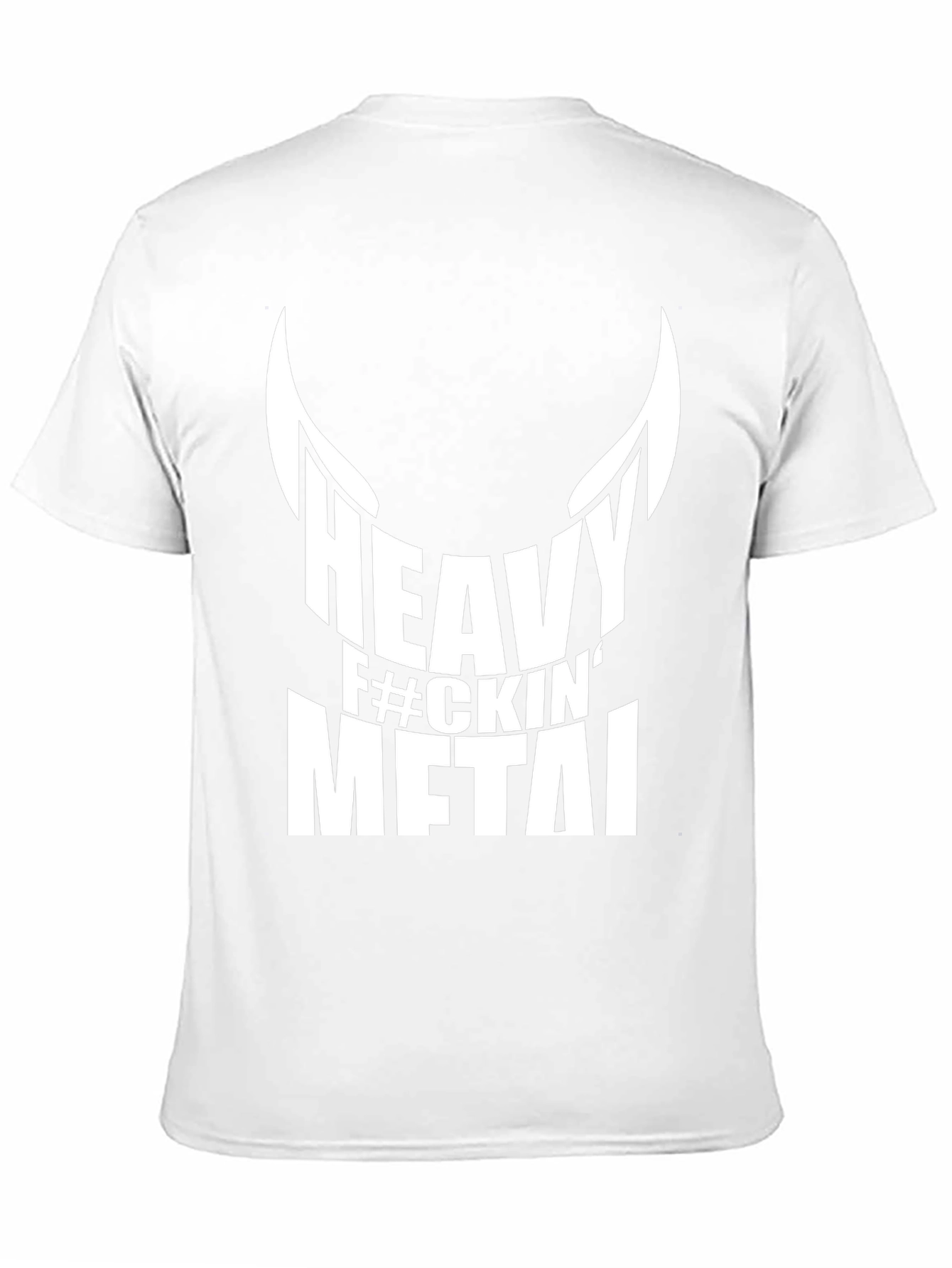 Heavy F#ckin Metal Black Graphic T-Shirt