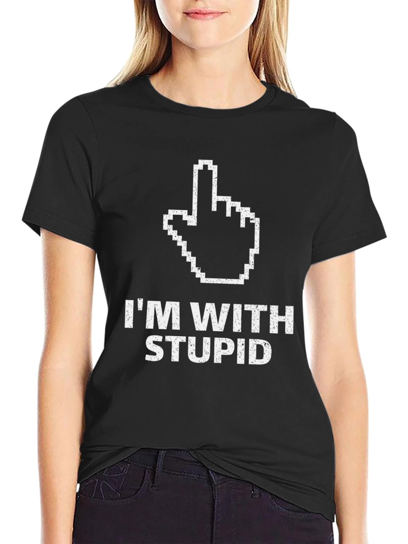 Im With Stupid Graphic Tee