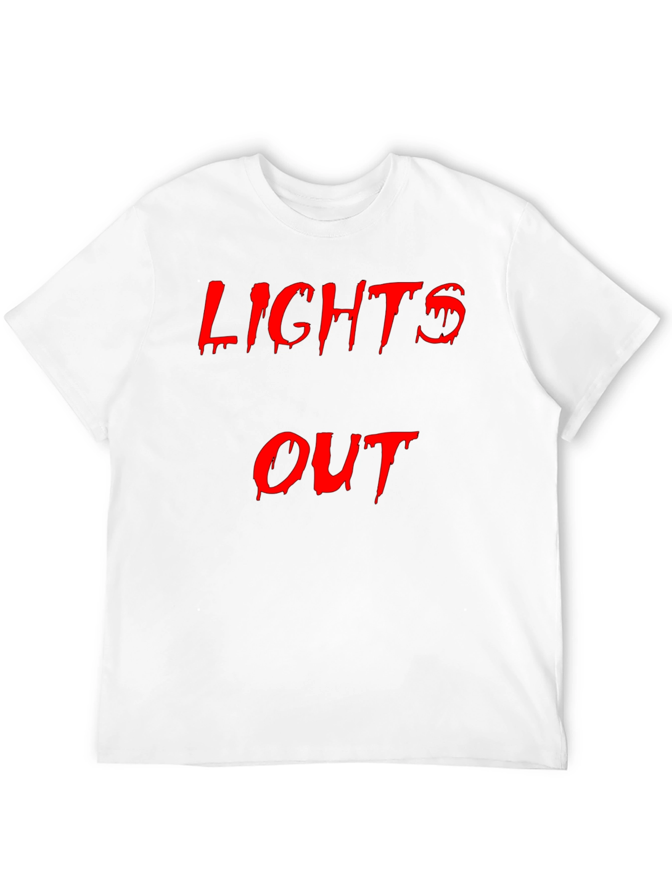 Lights Out Graphic Tee - Edgy Black T-Shirt