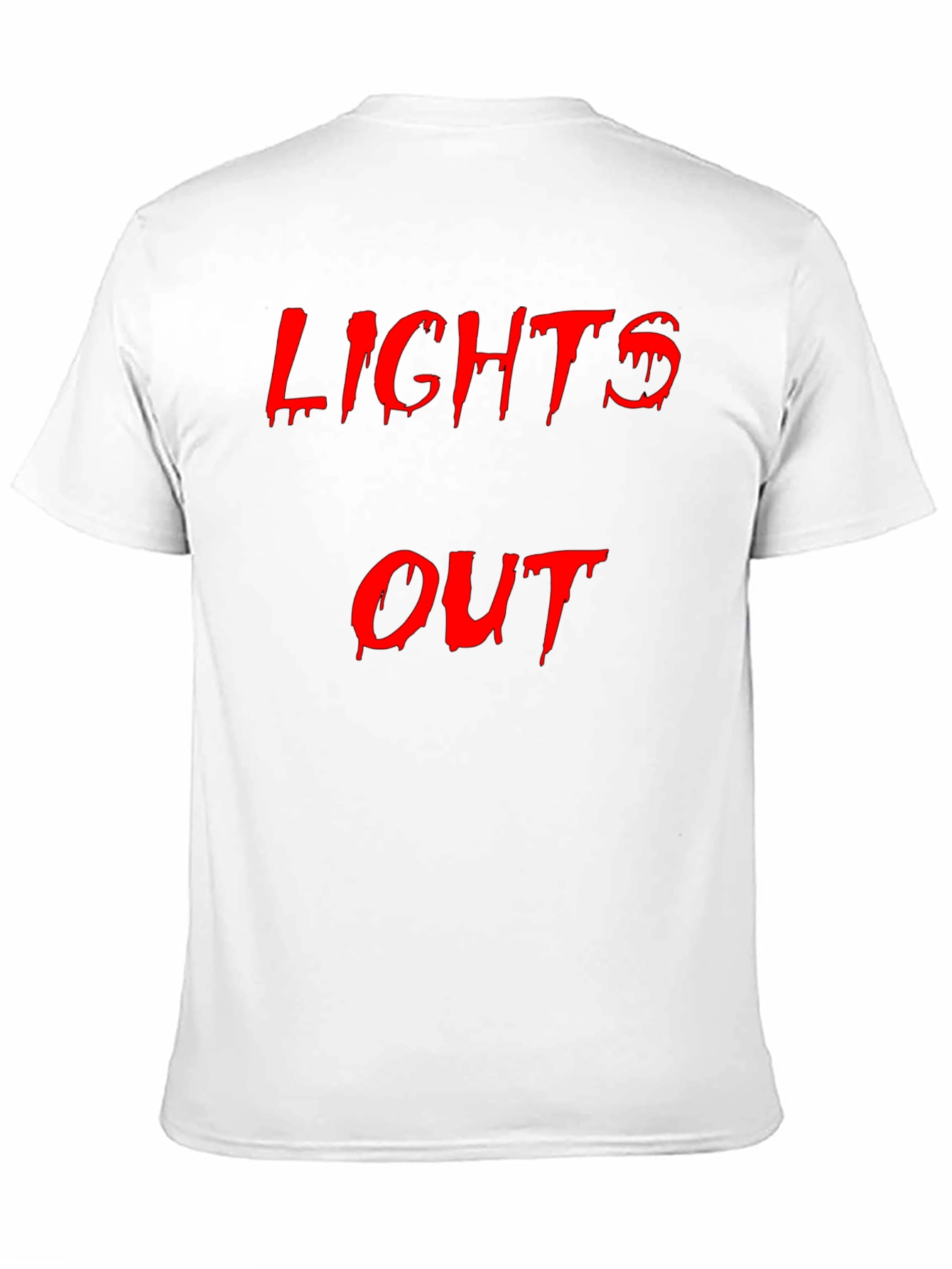 Lights Out Graphic Tee - Edgy Black T-Shirt