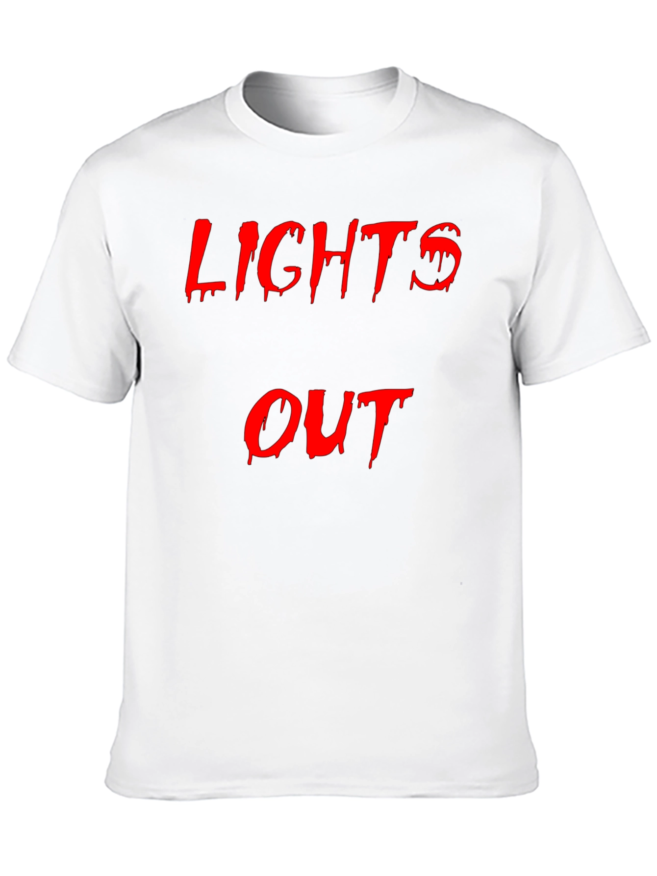 Lights Out Graphic Tee - Edgy Black T-Shirt