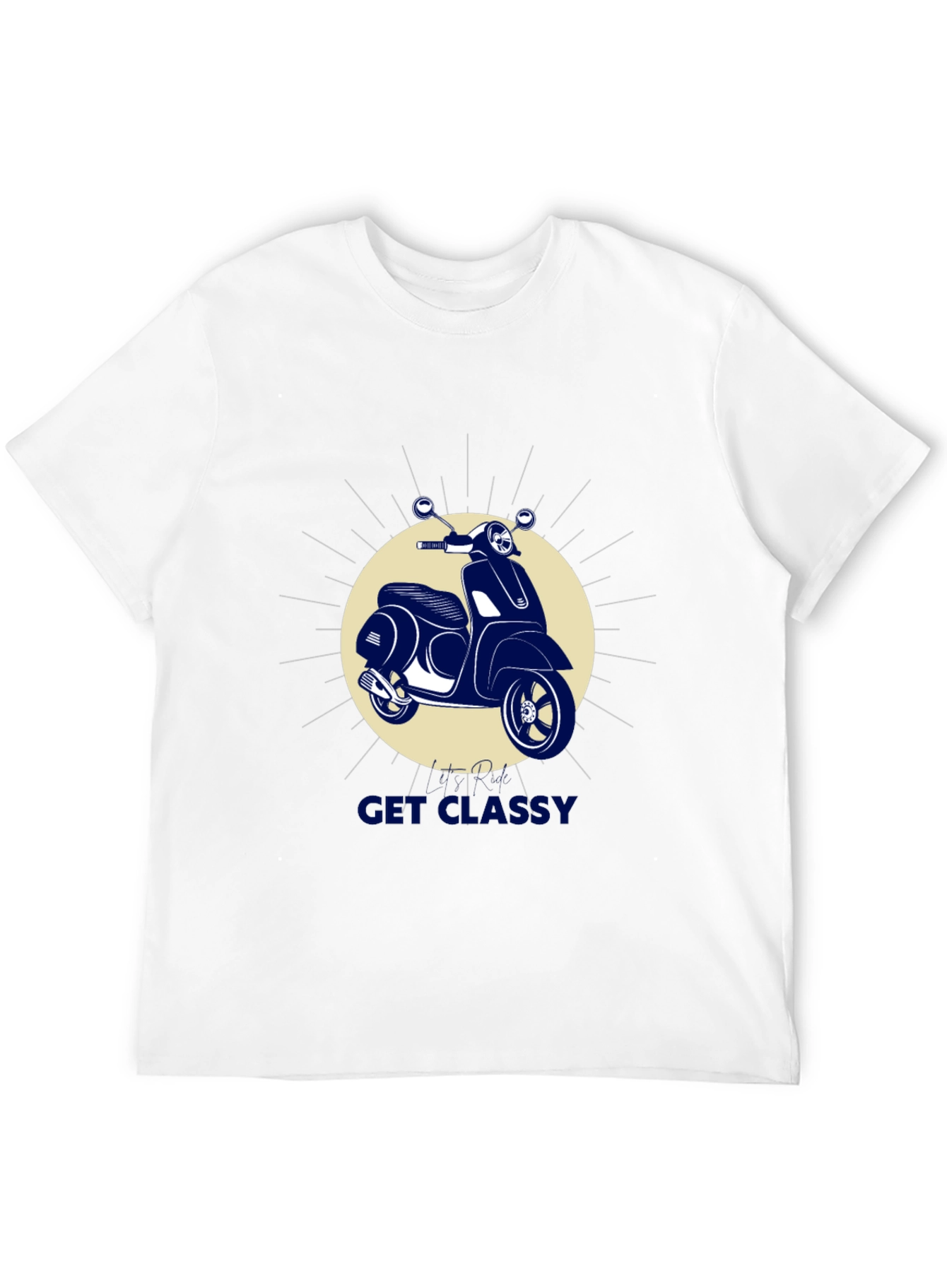 Get Classy Scooter T-Shirt - Stylish Graphic Tee
