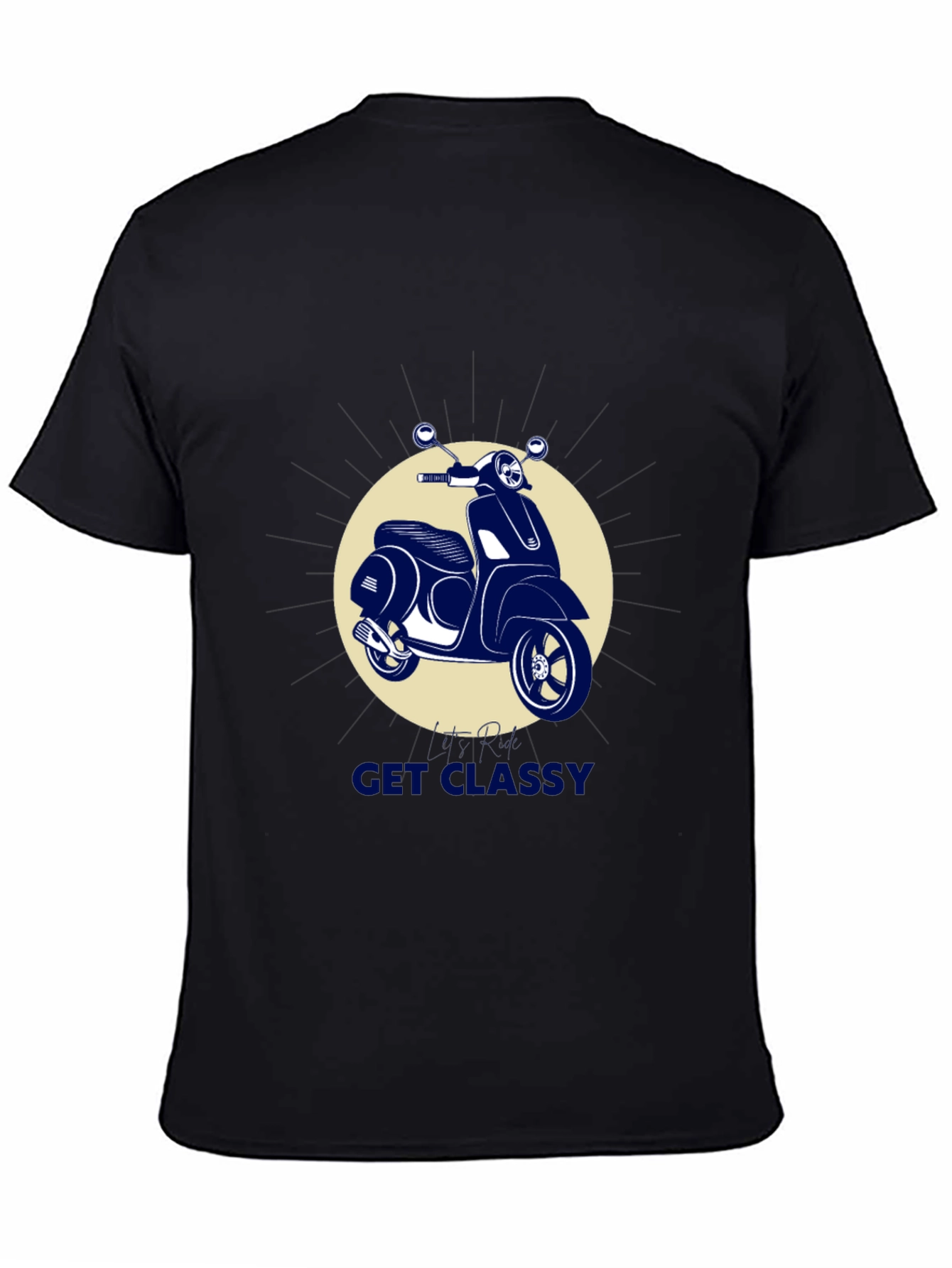 Get Classy Scooter T-Shirt - Stylish Graphic Tee