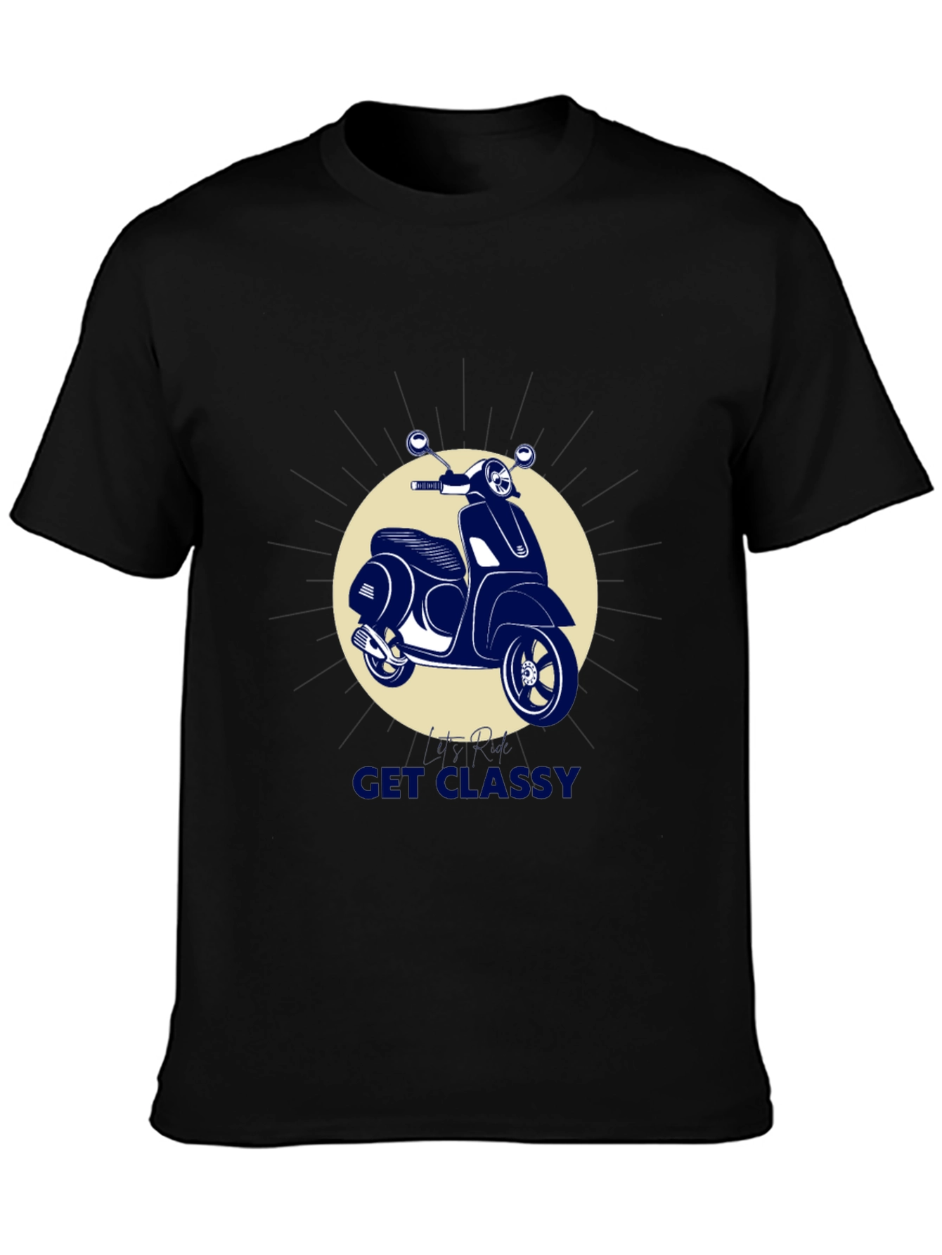 Get Classy Scooter T-Shirt - Stylish Graphic Tee