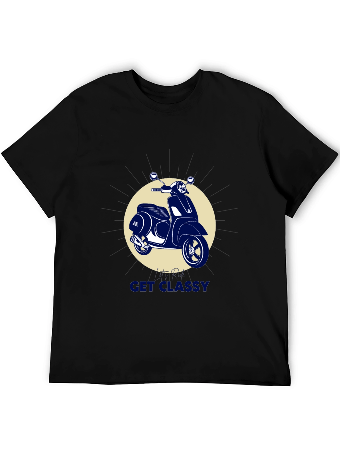 Get Classy Scooter T-Shirt - Stylish Graphic Tee