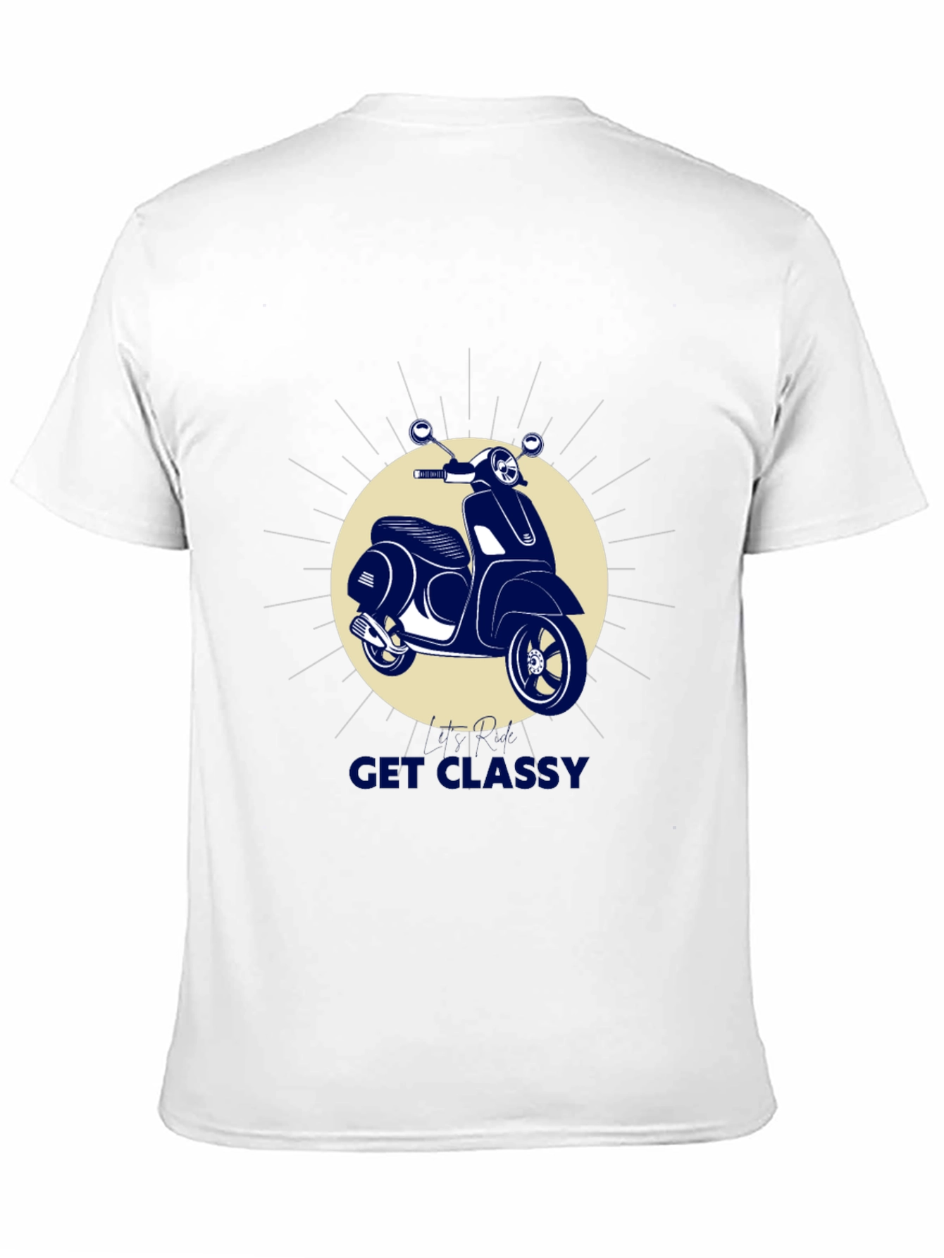 Get Classy Scooter T-Shirt - Stylish Graphic Tee