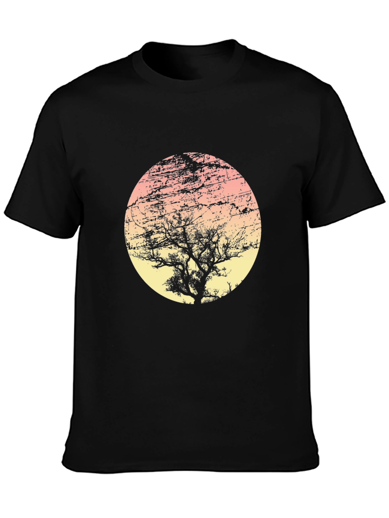 Sunset Tree Graphic Tee - Unique Design