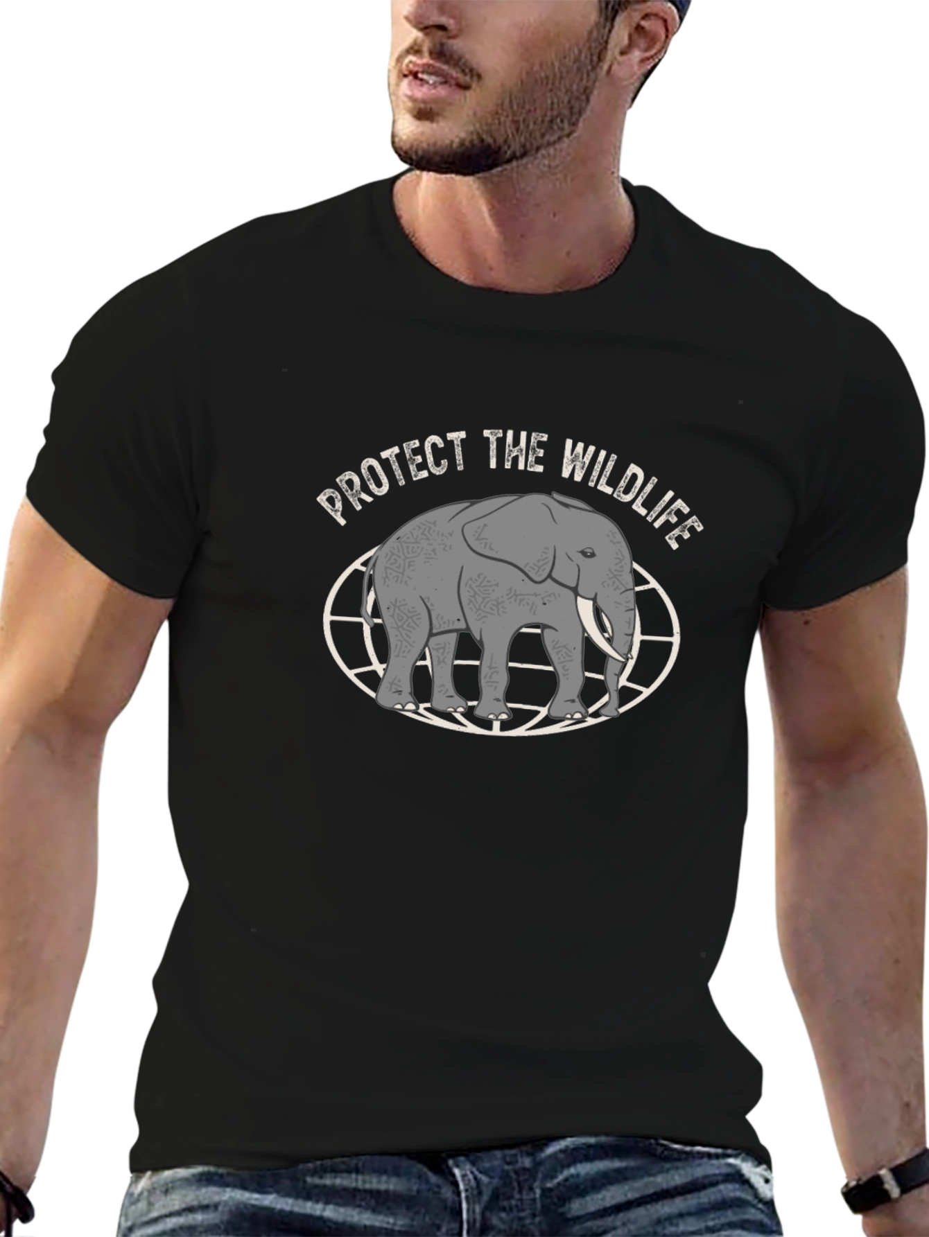 Protect Wildlife T-Shirt - Elephant Design