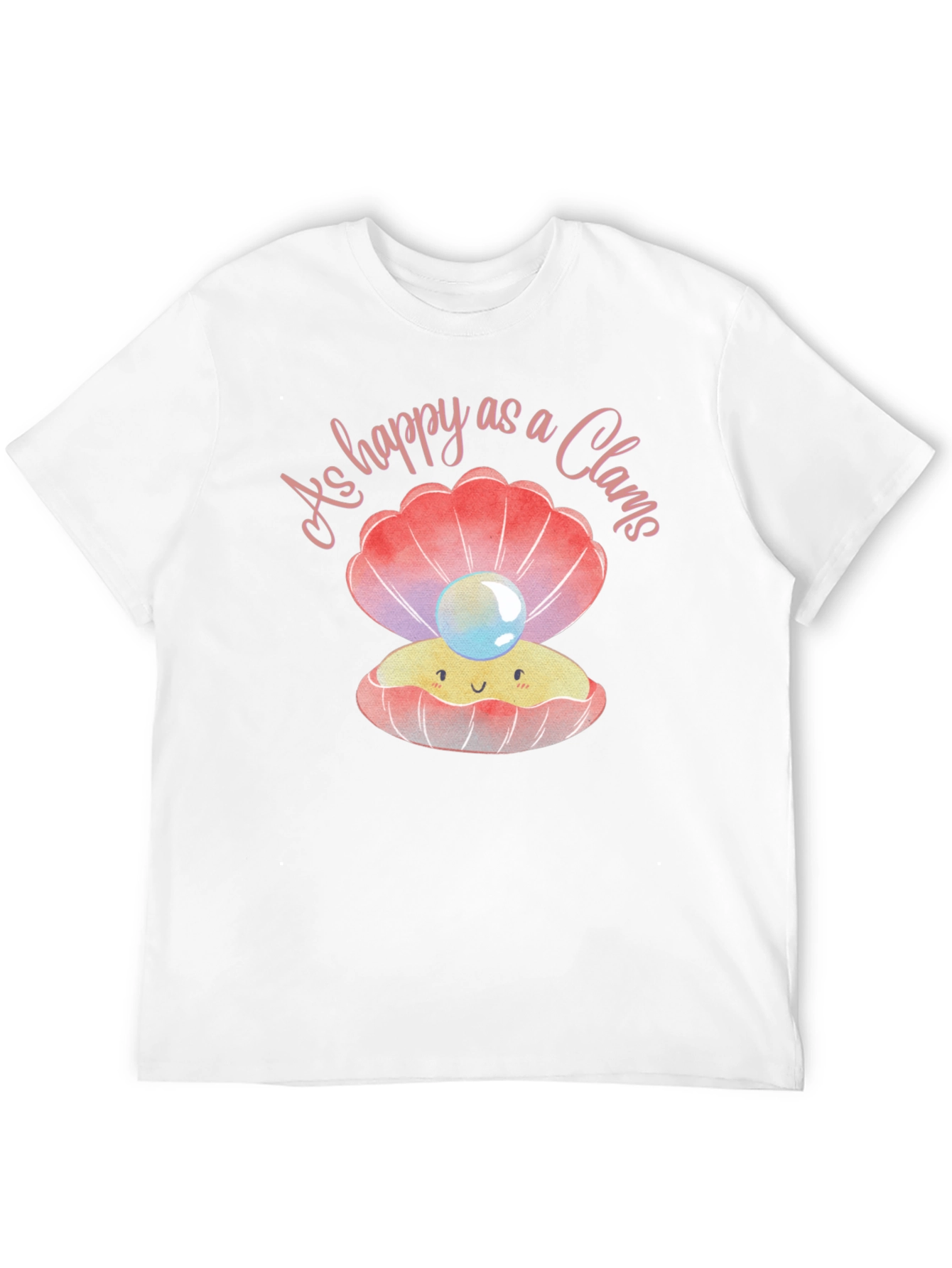 Happy as a Clam Graphic T-Shirt