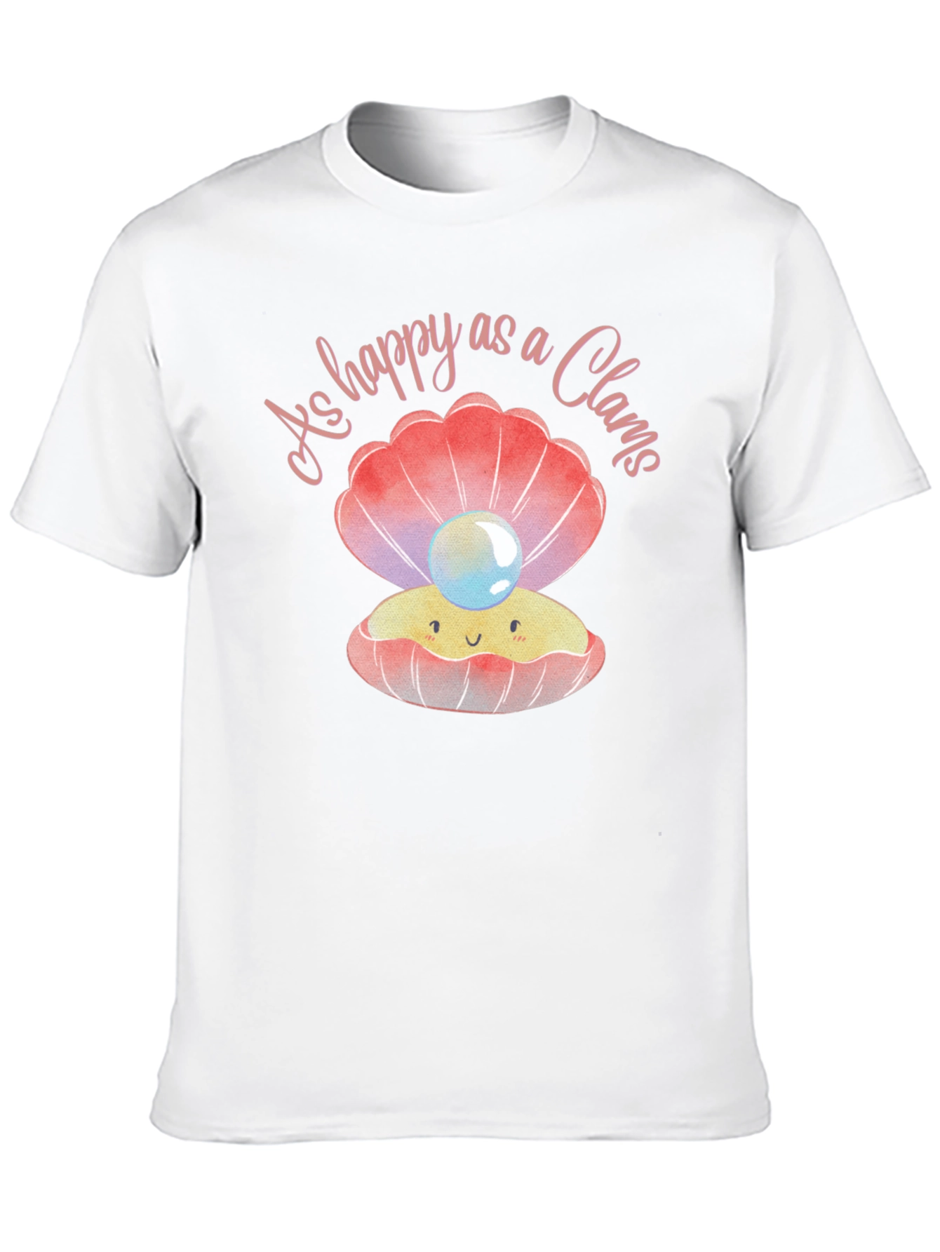 Happy as a Clam Graphic T-Shirt