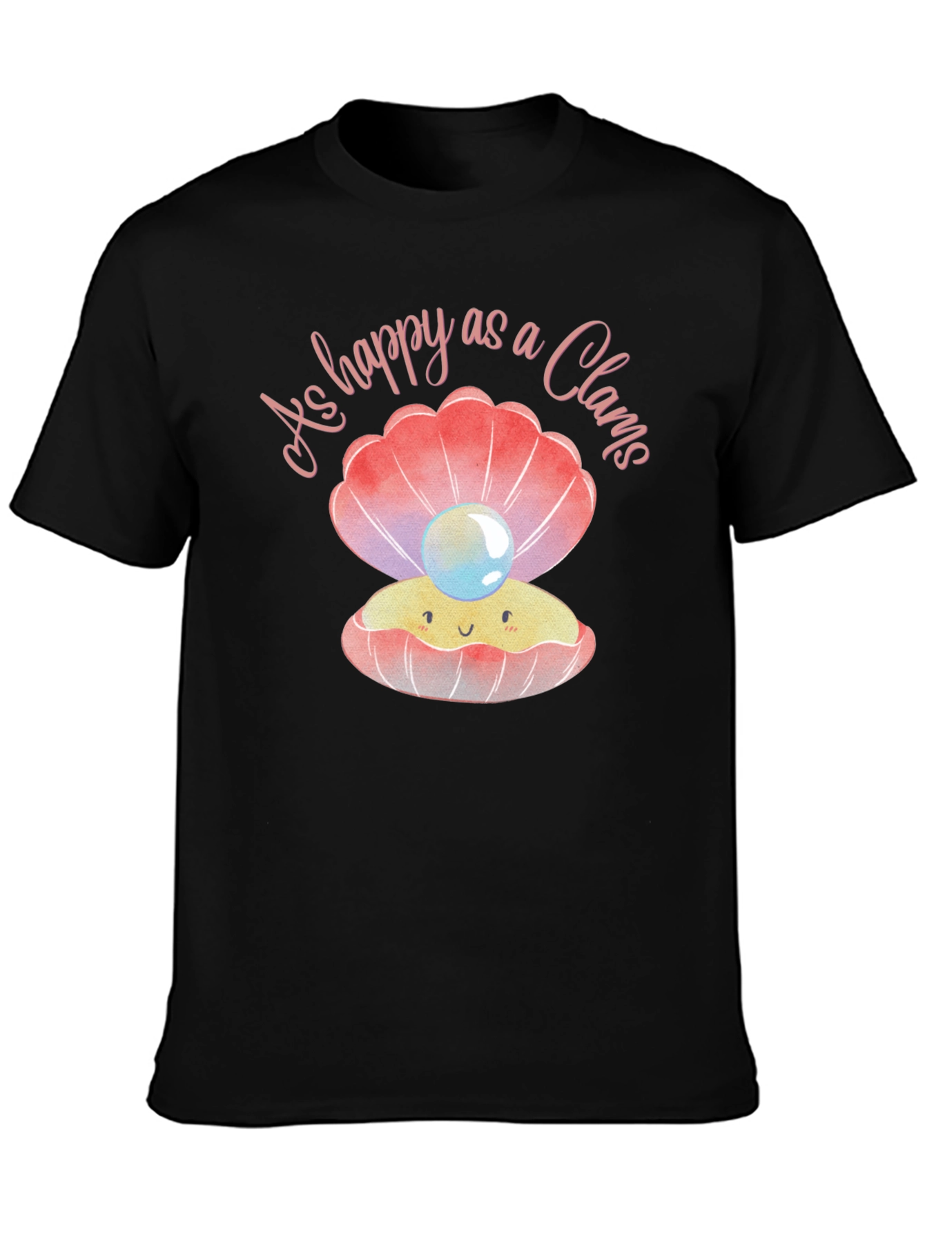 Happy as a Clam Graphic T-Shirt