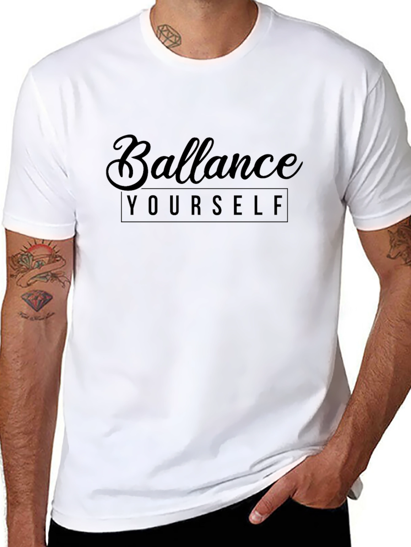 Balance Yourself Graphic T-Shirt