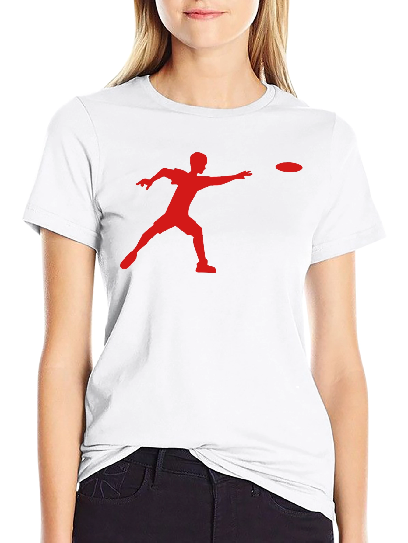 Ultimate Frisbee Graphic T-Shirt - Sporty Casual Tee
