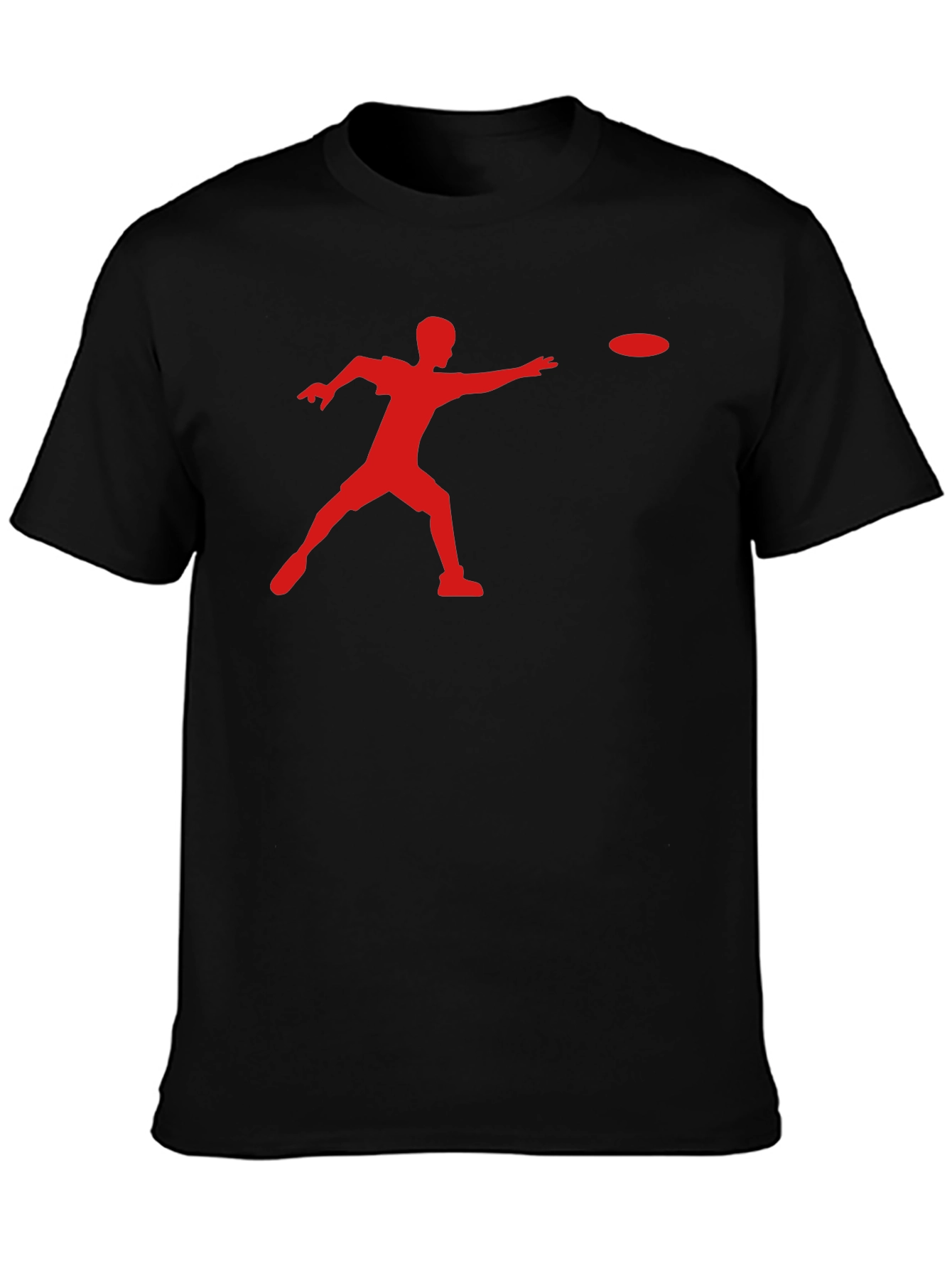 Ultimate Frisbee Graphic T-Shirt - Sporty Casual Tee