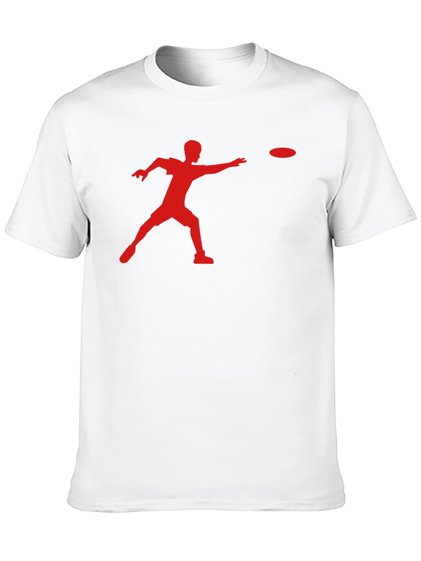 Ultimate Frisbee Graphic T-Shirt - Sporty Casual Tee