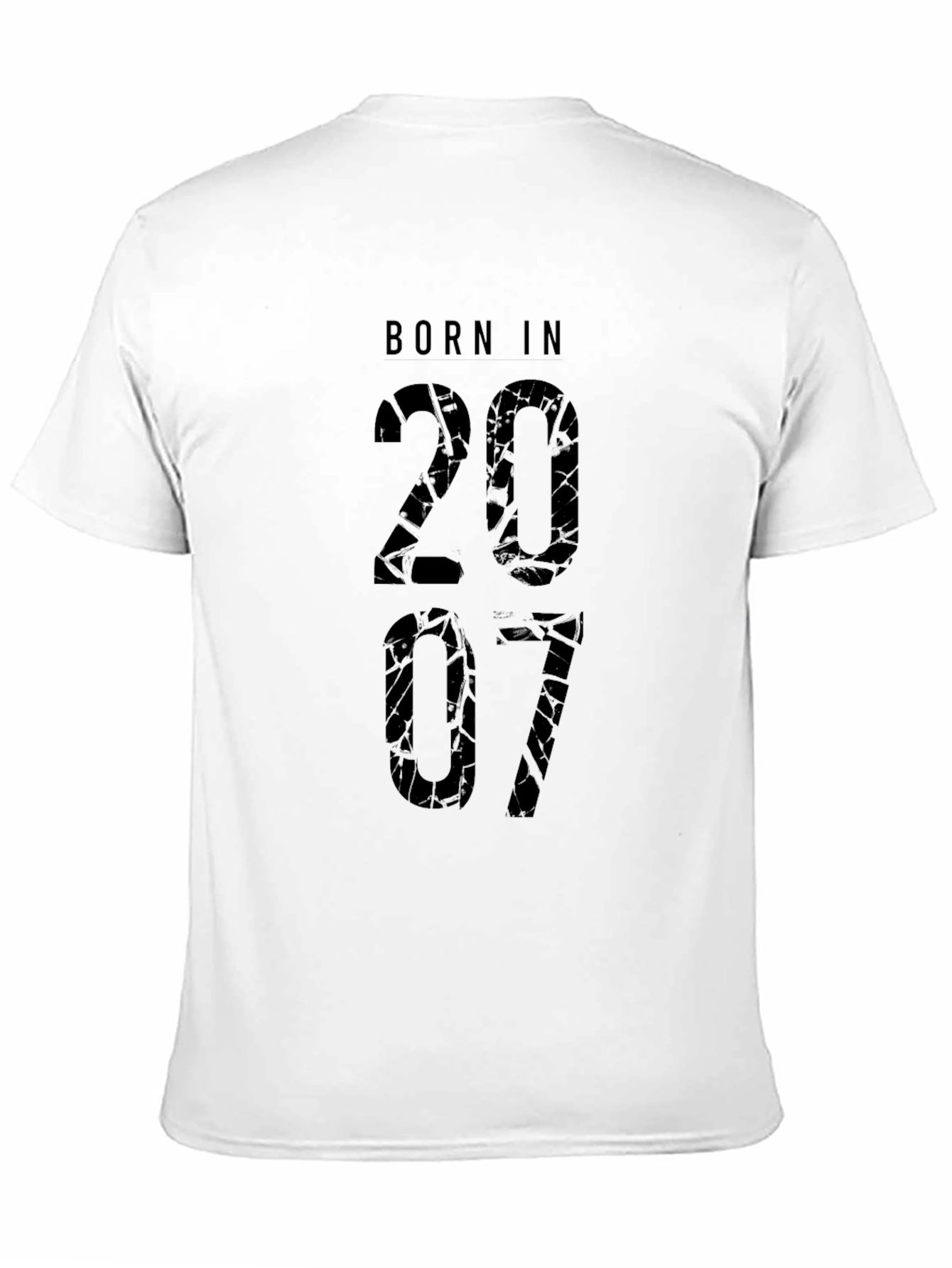 Born in 2007 Graphic T-Shirt - Black