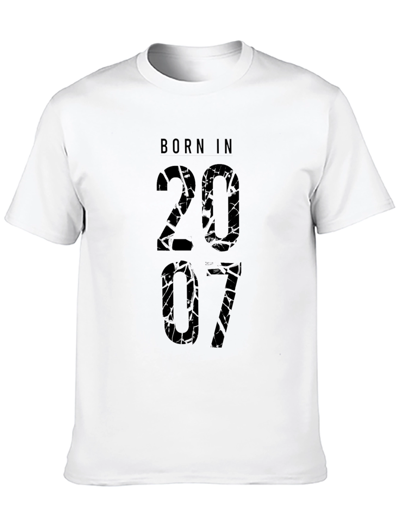 Born in 2007 Graphic T-Shirt - Black