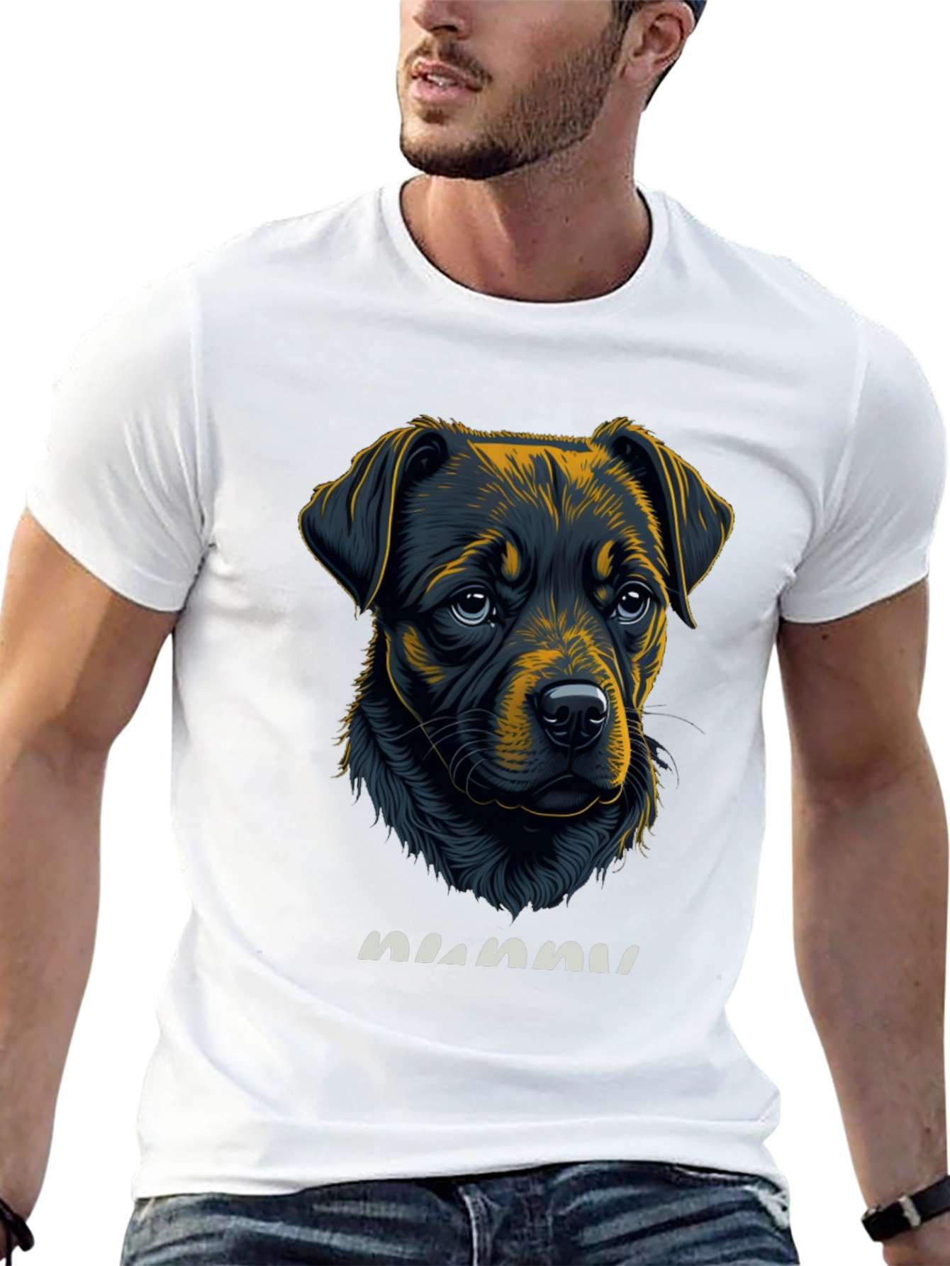 Dog Lover T-Shirt - Rottweiler Puppy Design