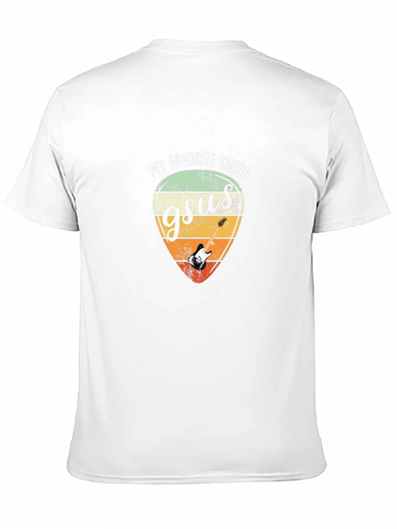 Gsus Guitar Chord Graphic Tee - Musician T-Shirt