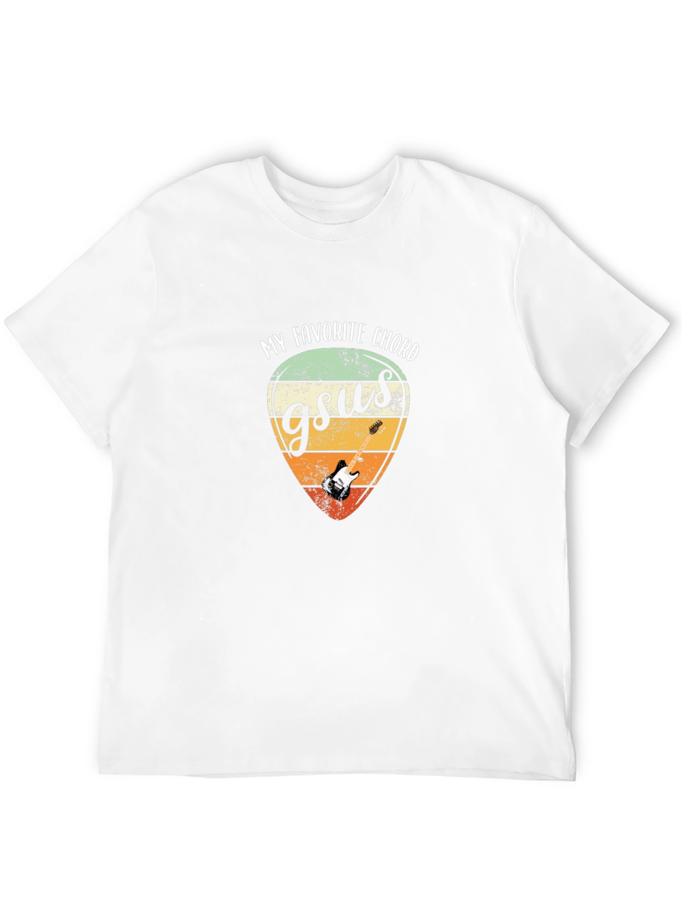 Gsus Guitar Chord Graphic Tee - Musician T-Shirt