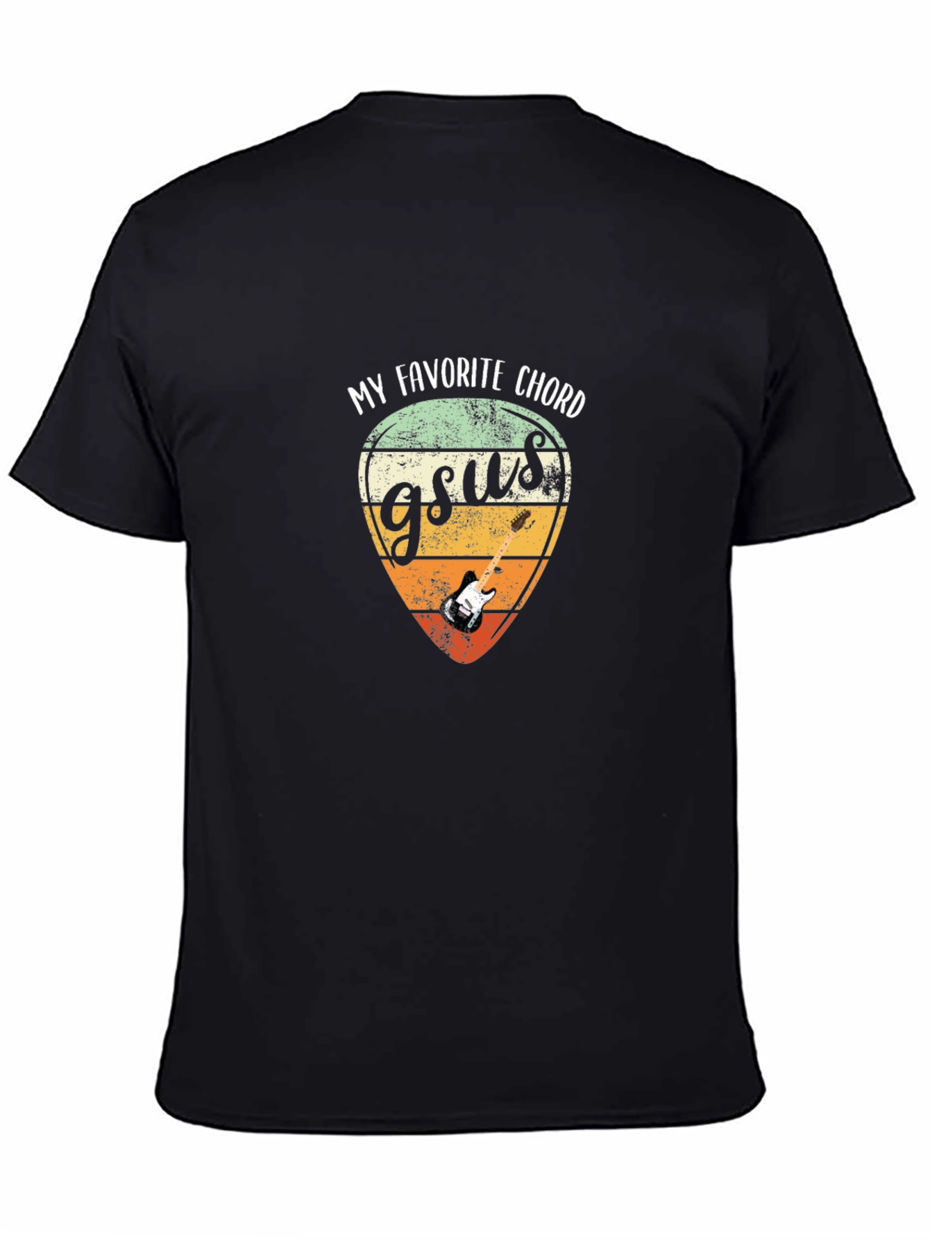 Gsus Guitar Chord Graphic Tee - Musician T-Shirt