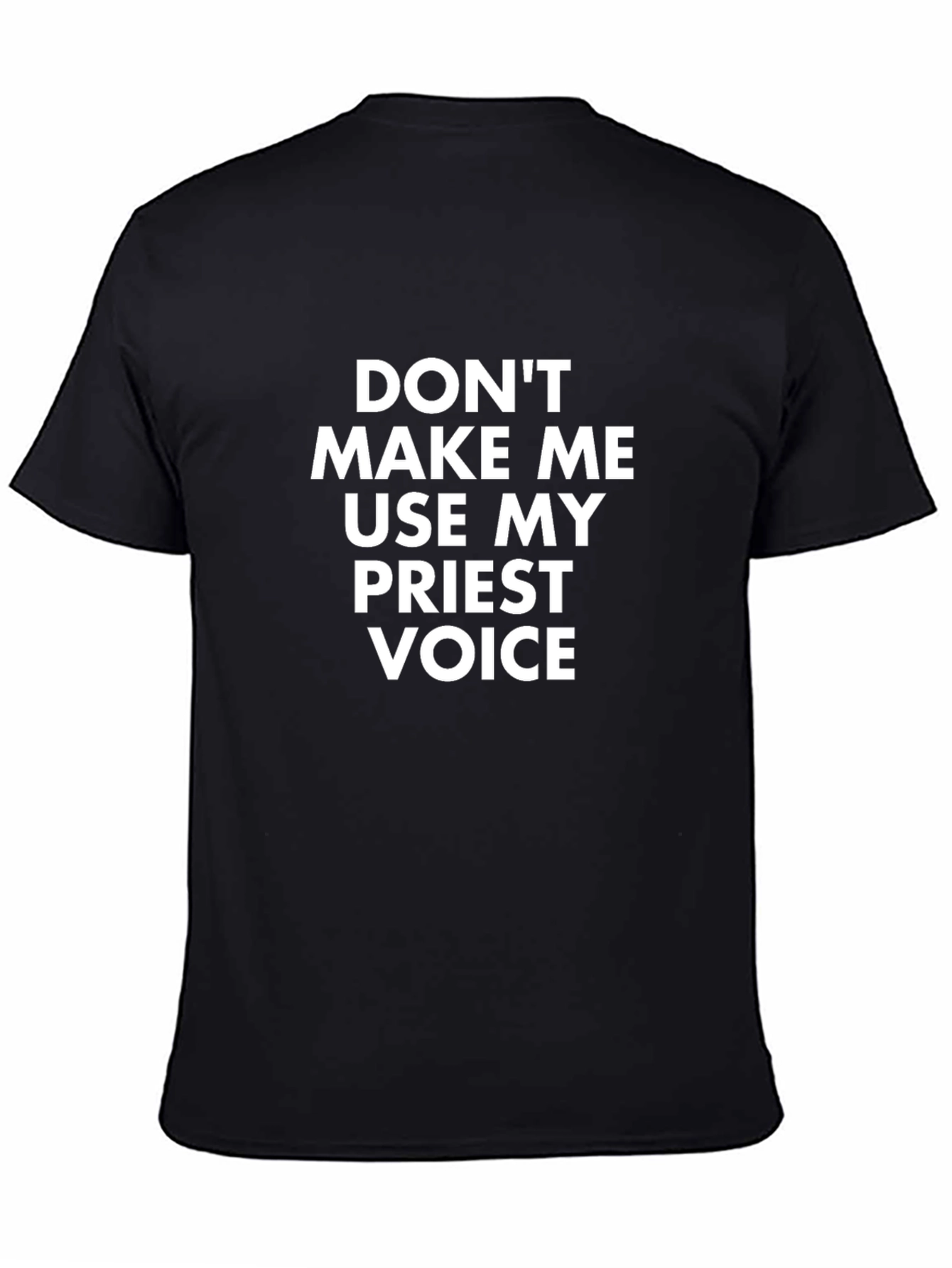 Priest Voice Novelty Graphic T-Shirt