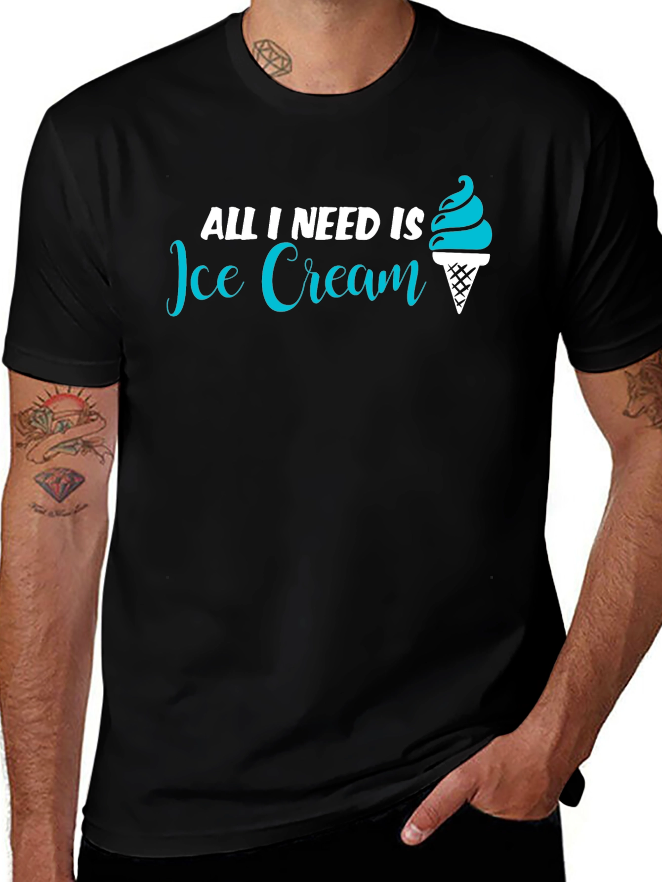 All I Need Is Ice Cream T-Shirt - Unisex