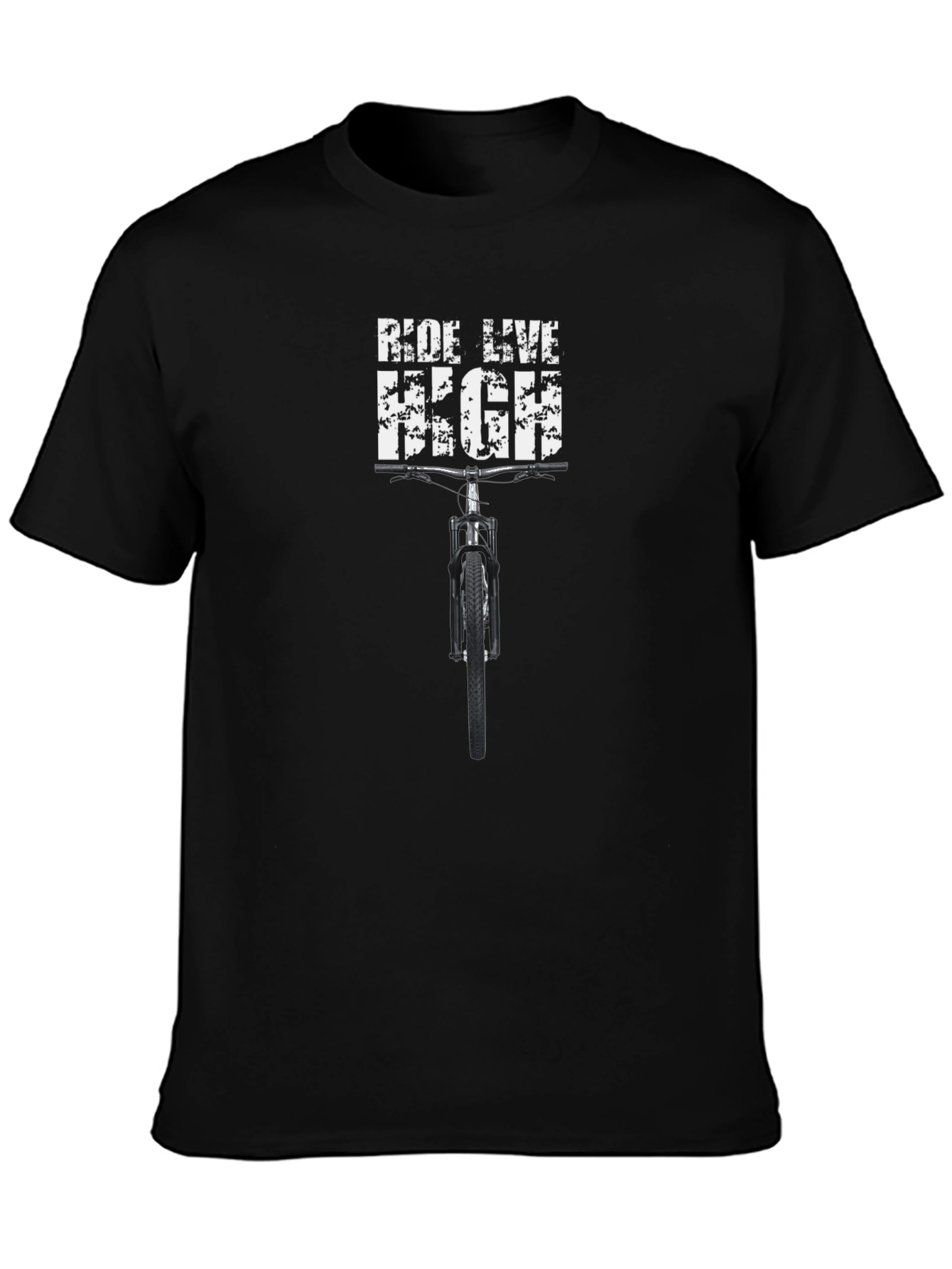Ride Live High Mens Black Graphic T-Shirt